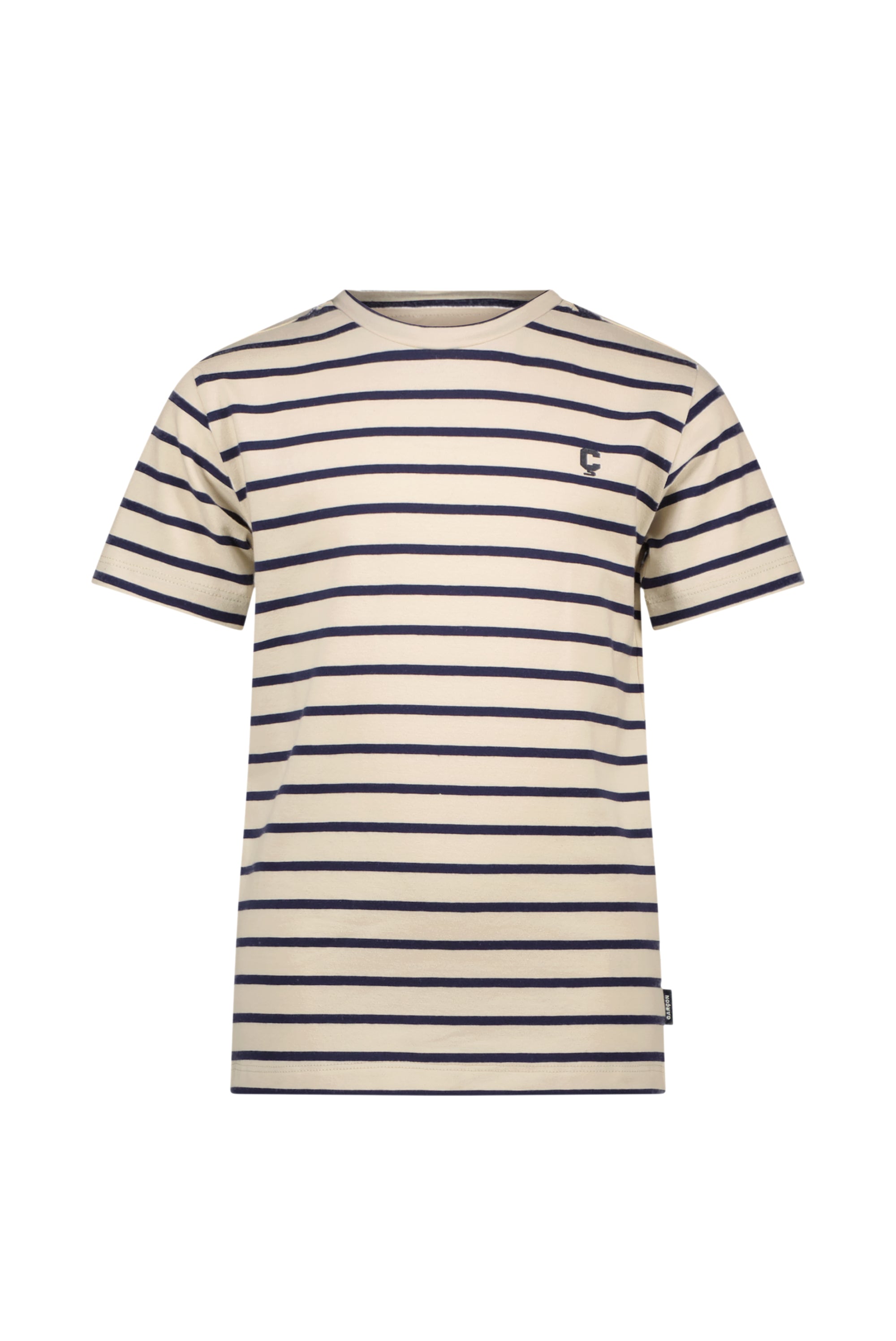 NOLAN yarn-dye stripe T-shirt *Navy*