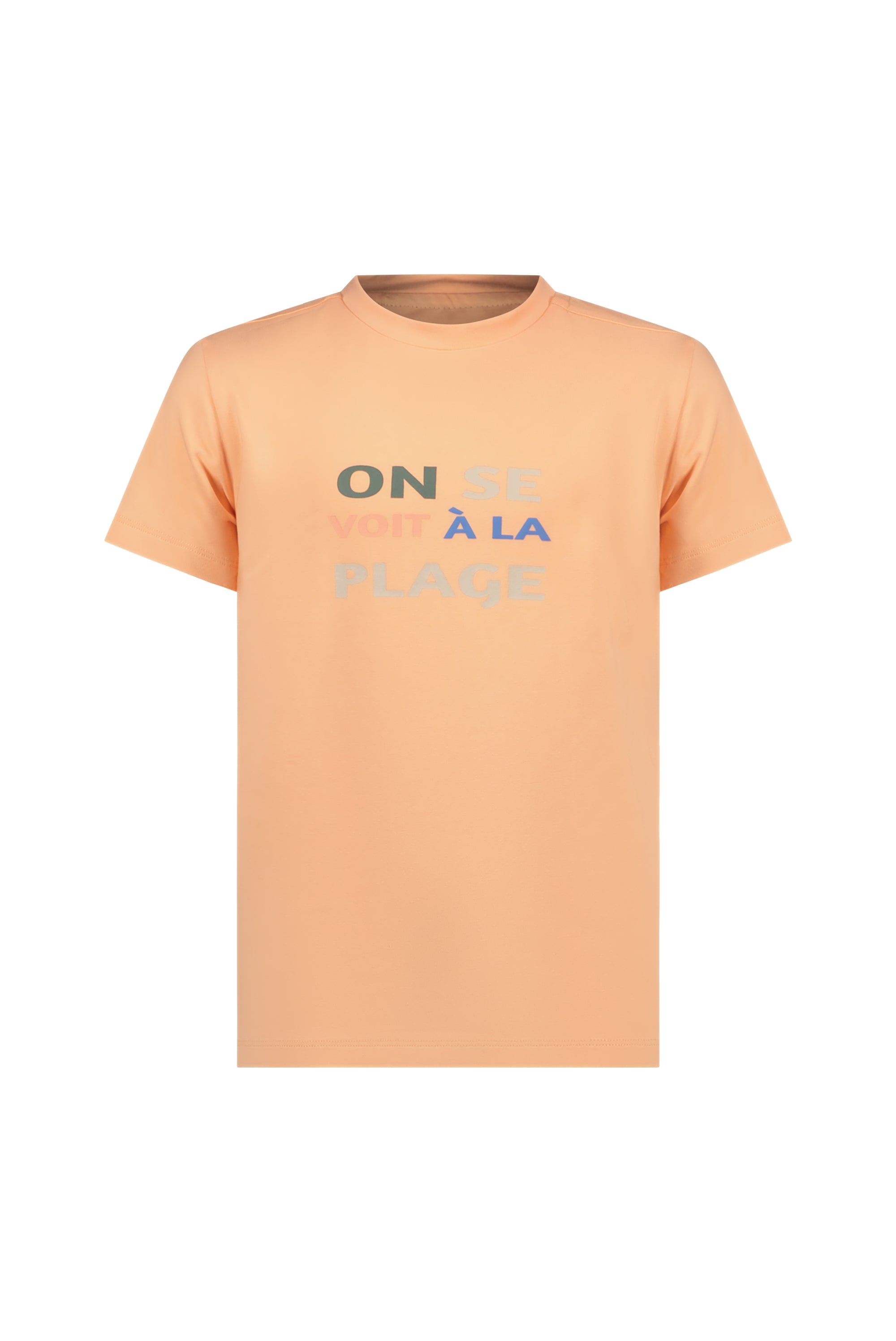 ♦ NOLAN ♦ a la plage T-shirt peach