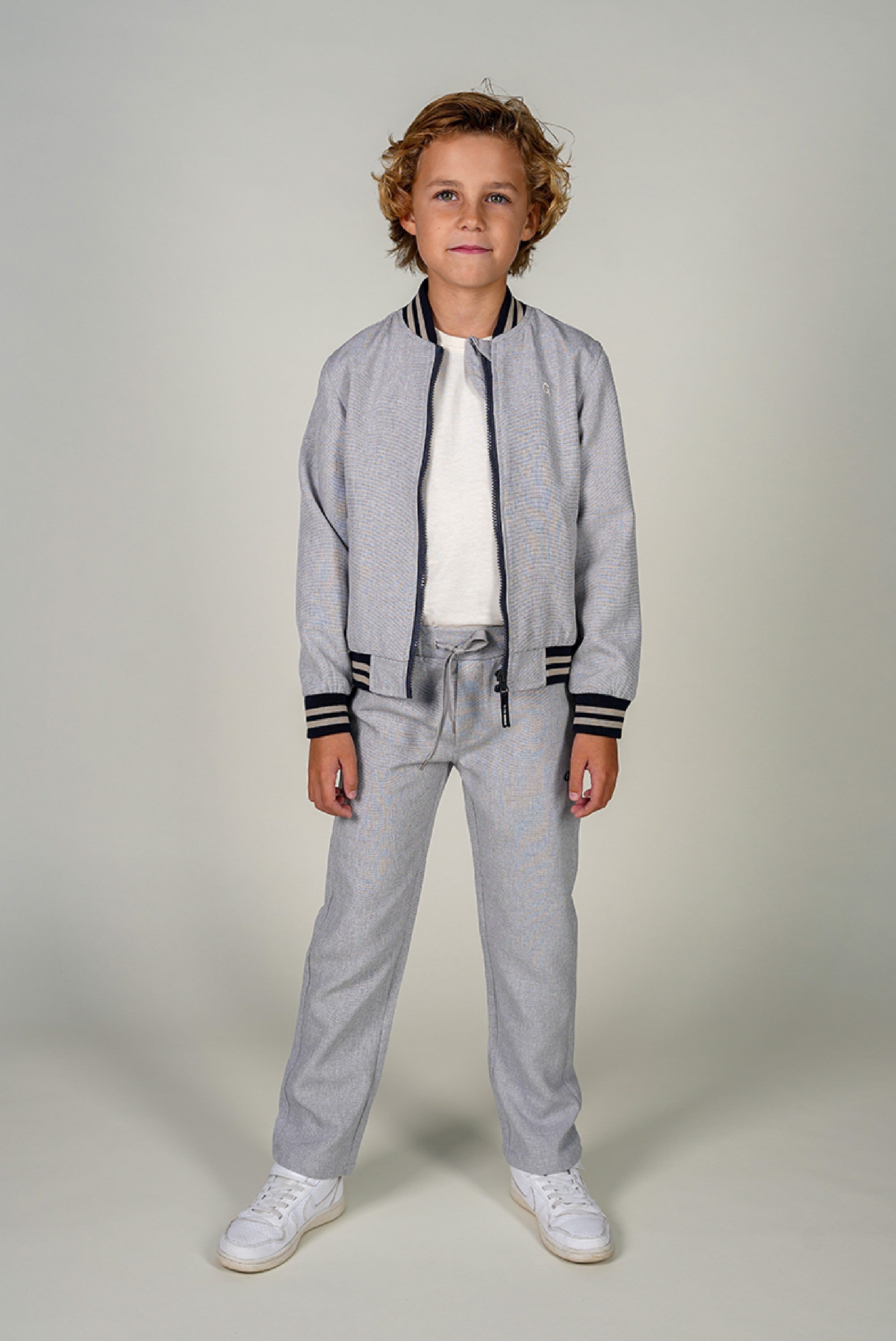 DONKY broek. Grey Melange