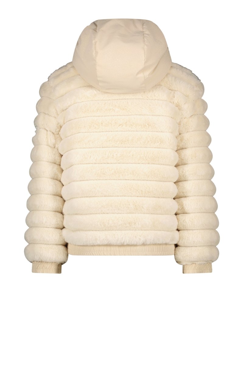 BEETLE bumpy fur bomber - Le Chic Fashion