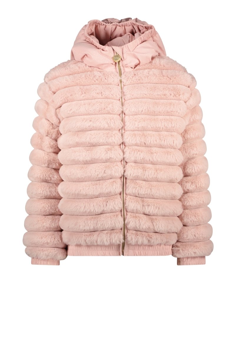 BEETLE bumpy fur bomber - Le Chic Fashion