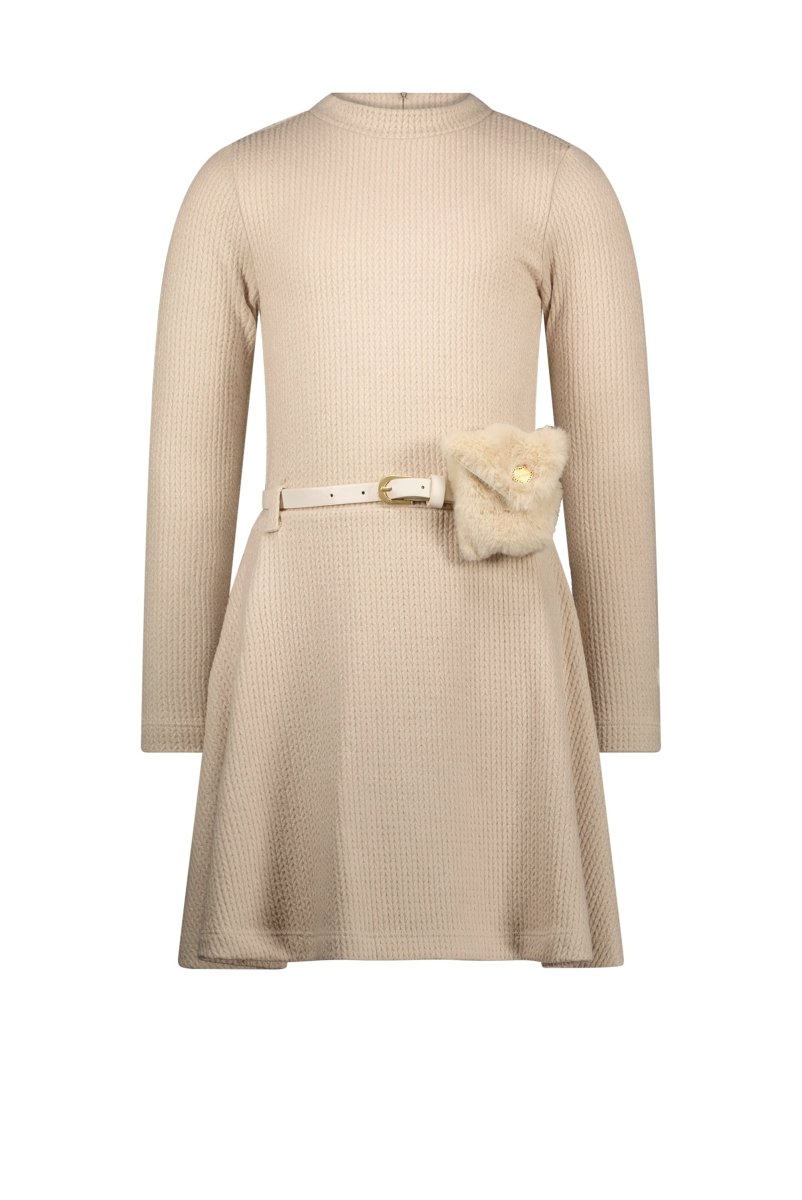 SOMAL cable knit & bag dress - Le Chic Fashion