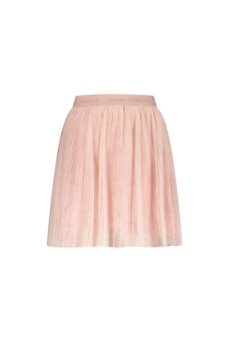 TRUTHY mesh & pearls skirt - Le Chic Fashion