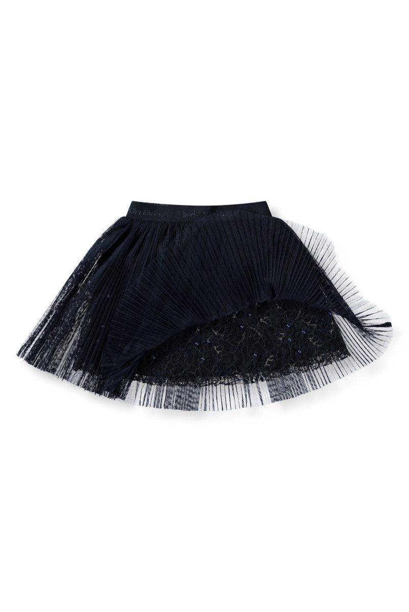 TRUTHY mesh & pearls skirt - Le Chic Fashion