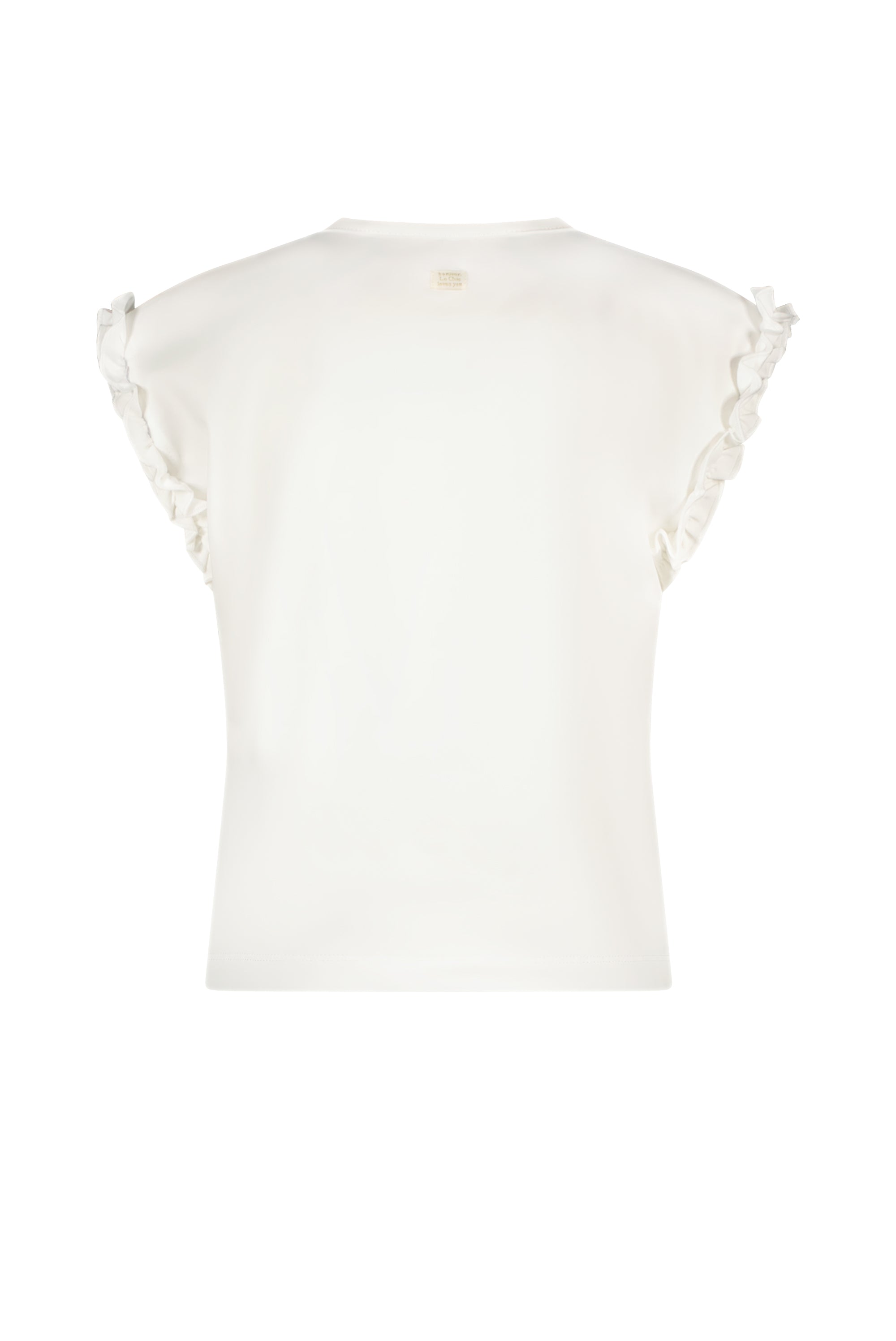 NOPALY flowers & lines T-shirt Off white