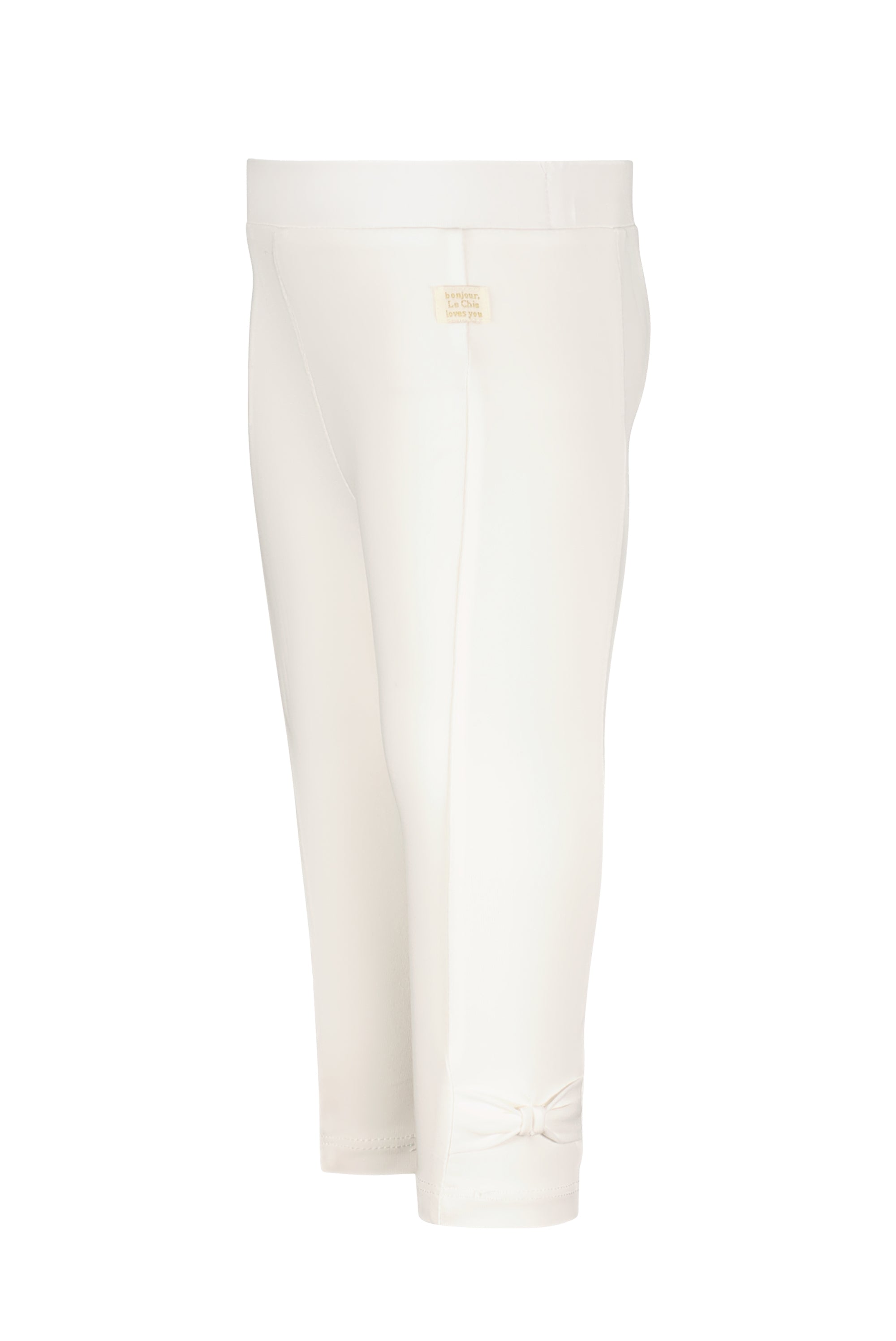 HILDIE bows at side legging Off white