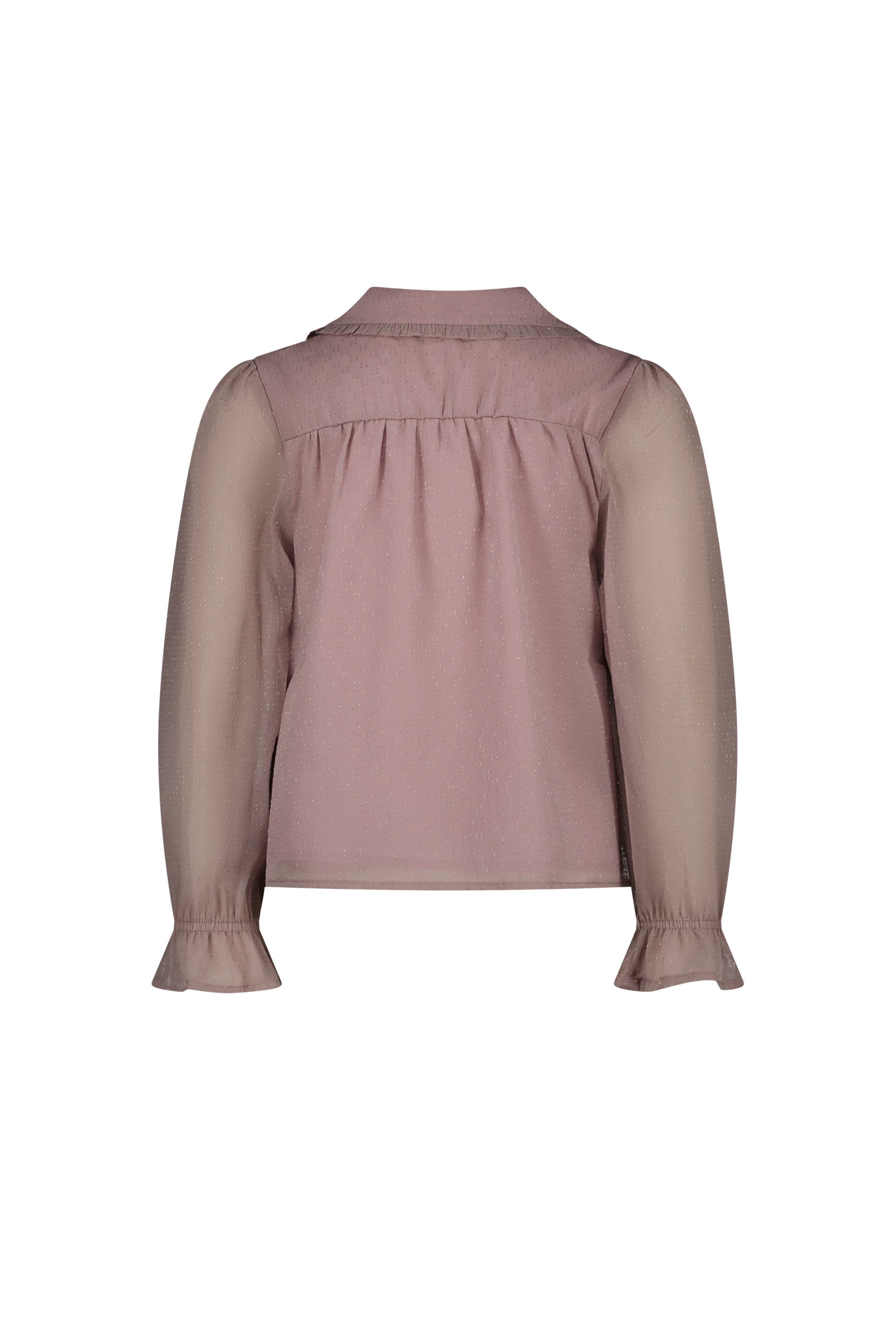 ♥ ECLIRE ♥ structure-voile blouse *Sweet Plums*