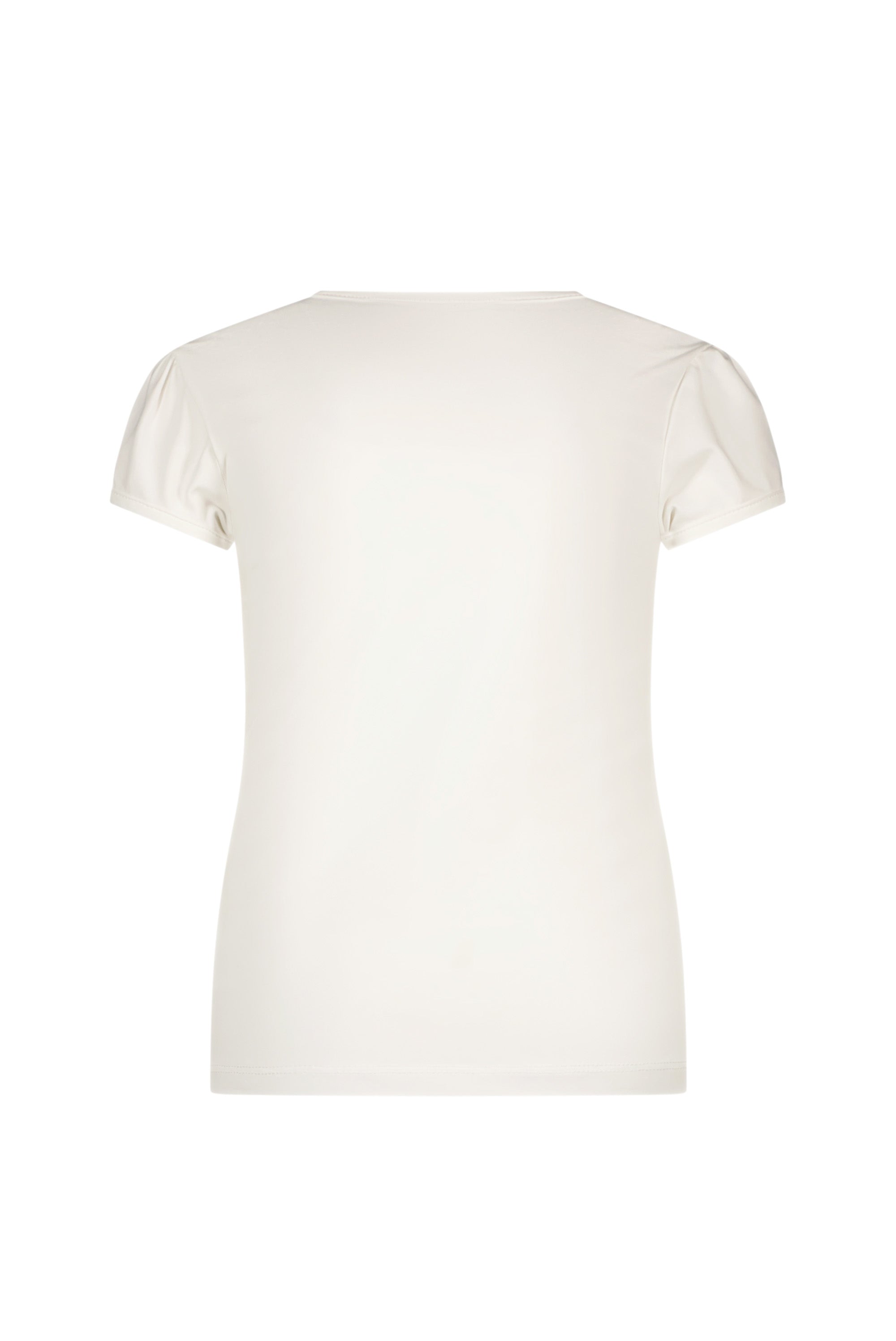 ♥NOMMY♥ pearls & flowers T-shirt *pearled ivory*