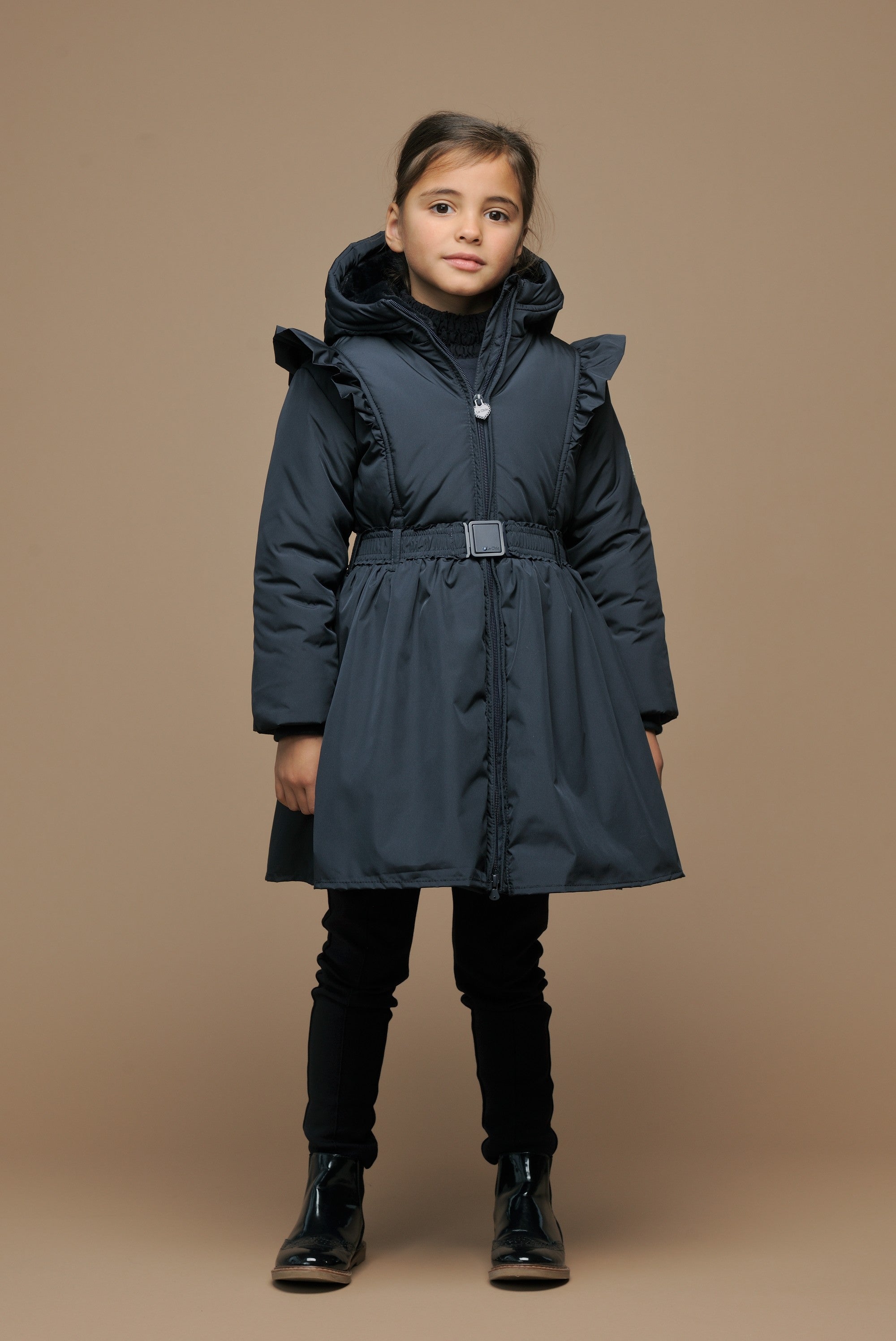 ♥ BETH ♥ Le Chic winterjas *Donkerblauw*