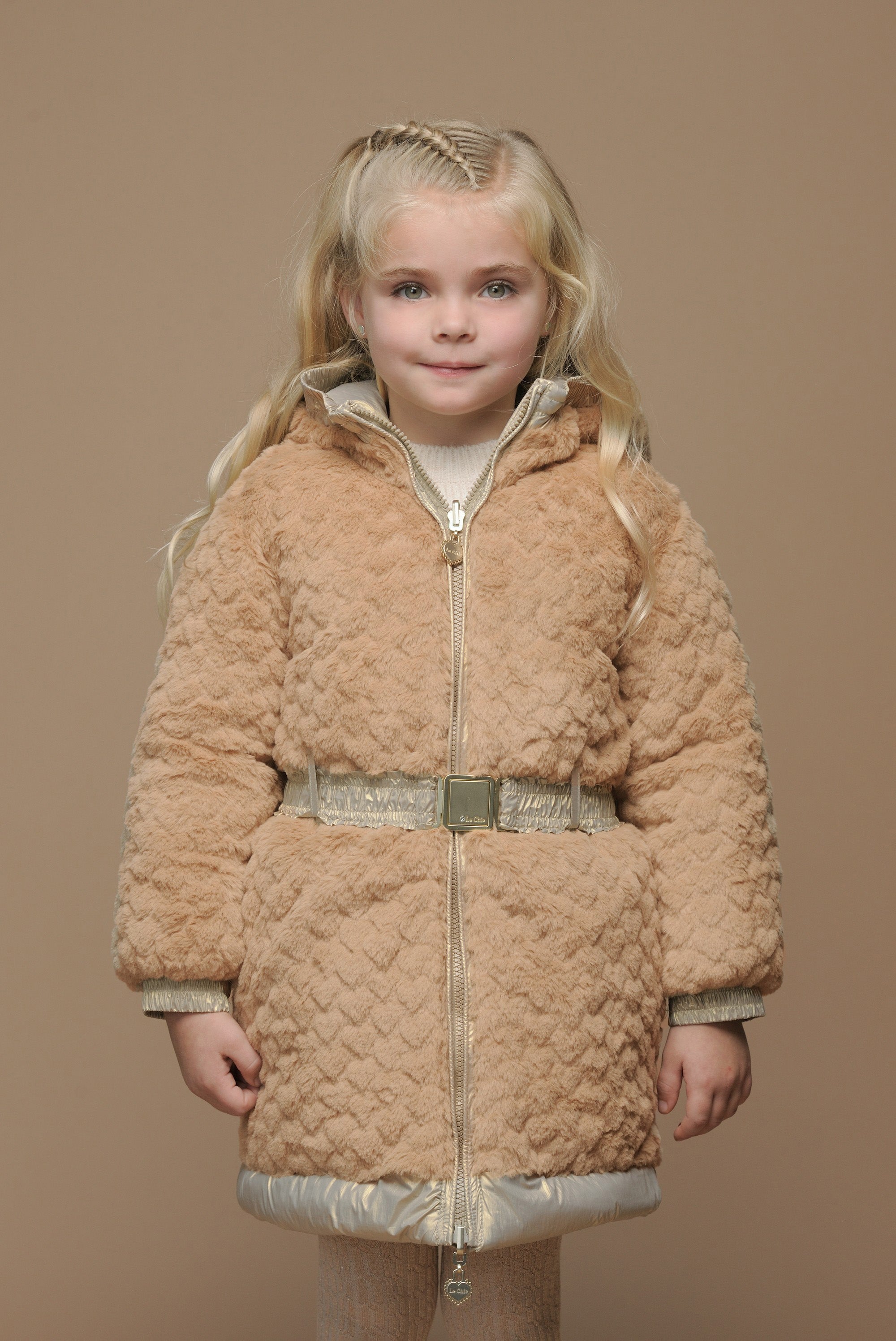 ♥ BIBI ♥ reversible winterjas *Beige*