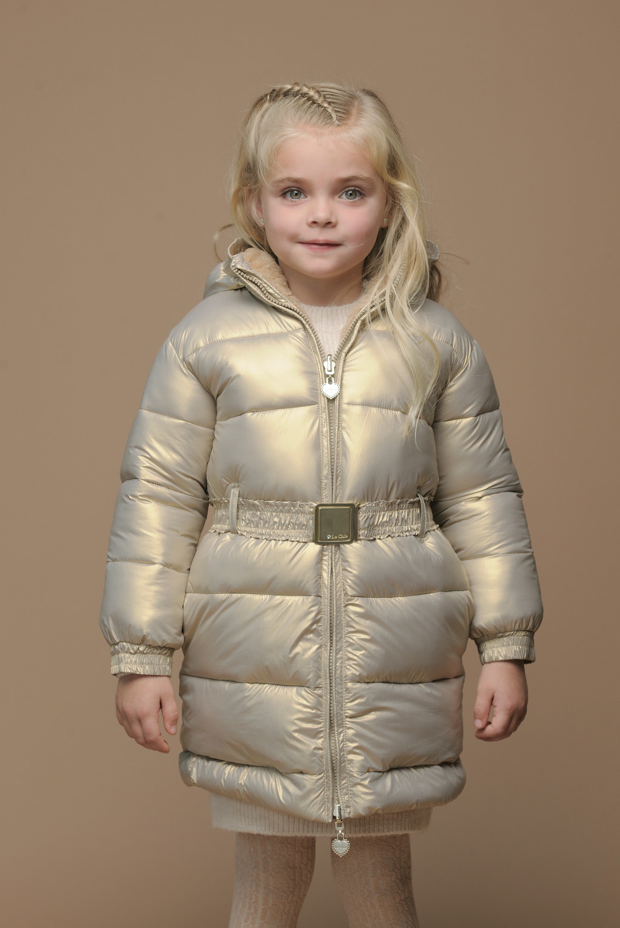 ♥ BIBI ♥ reversible winterjas *Beige*