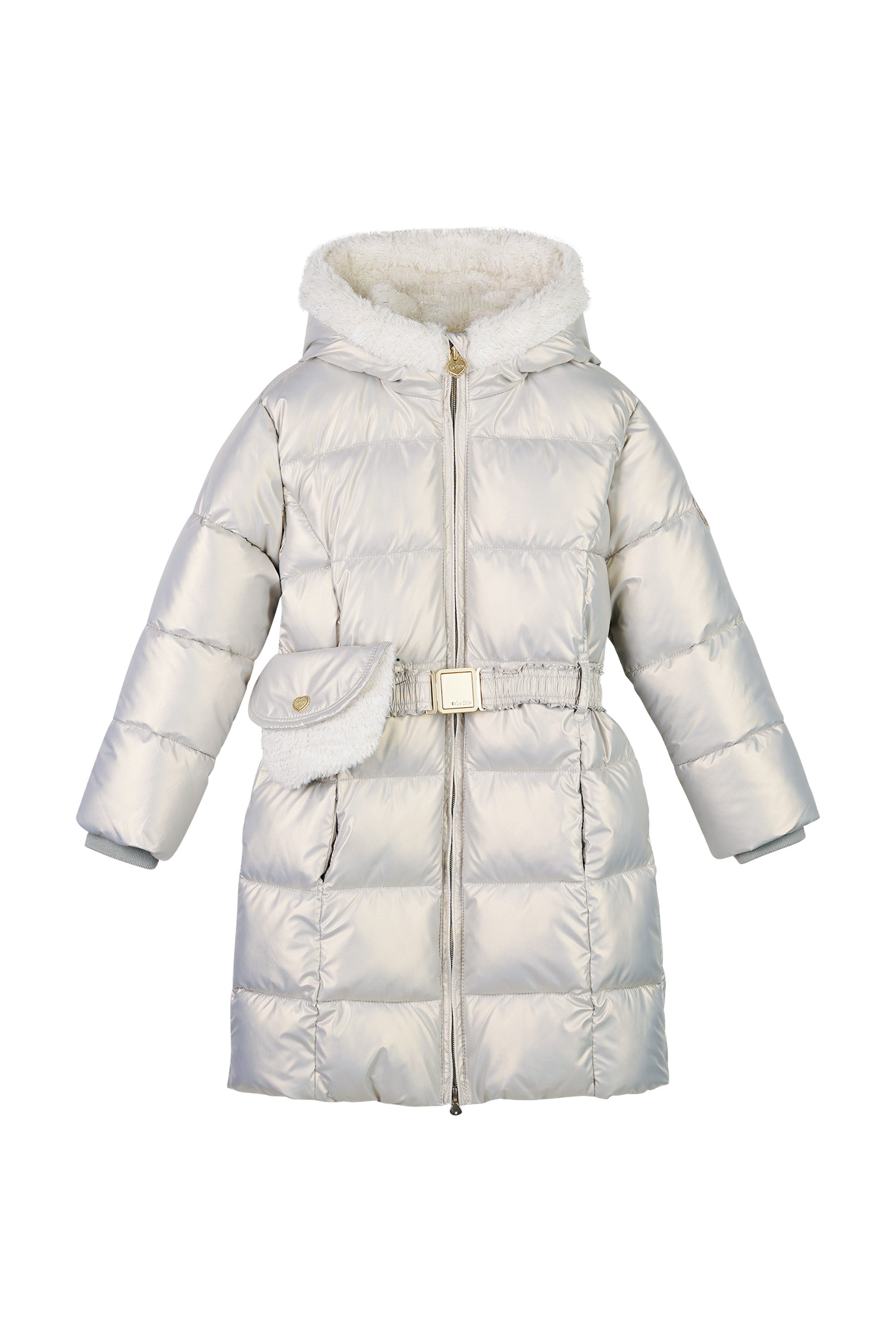 ♥ BODHI ♥ winterjas met tasje *Grijs*