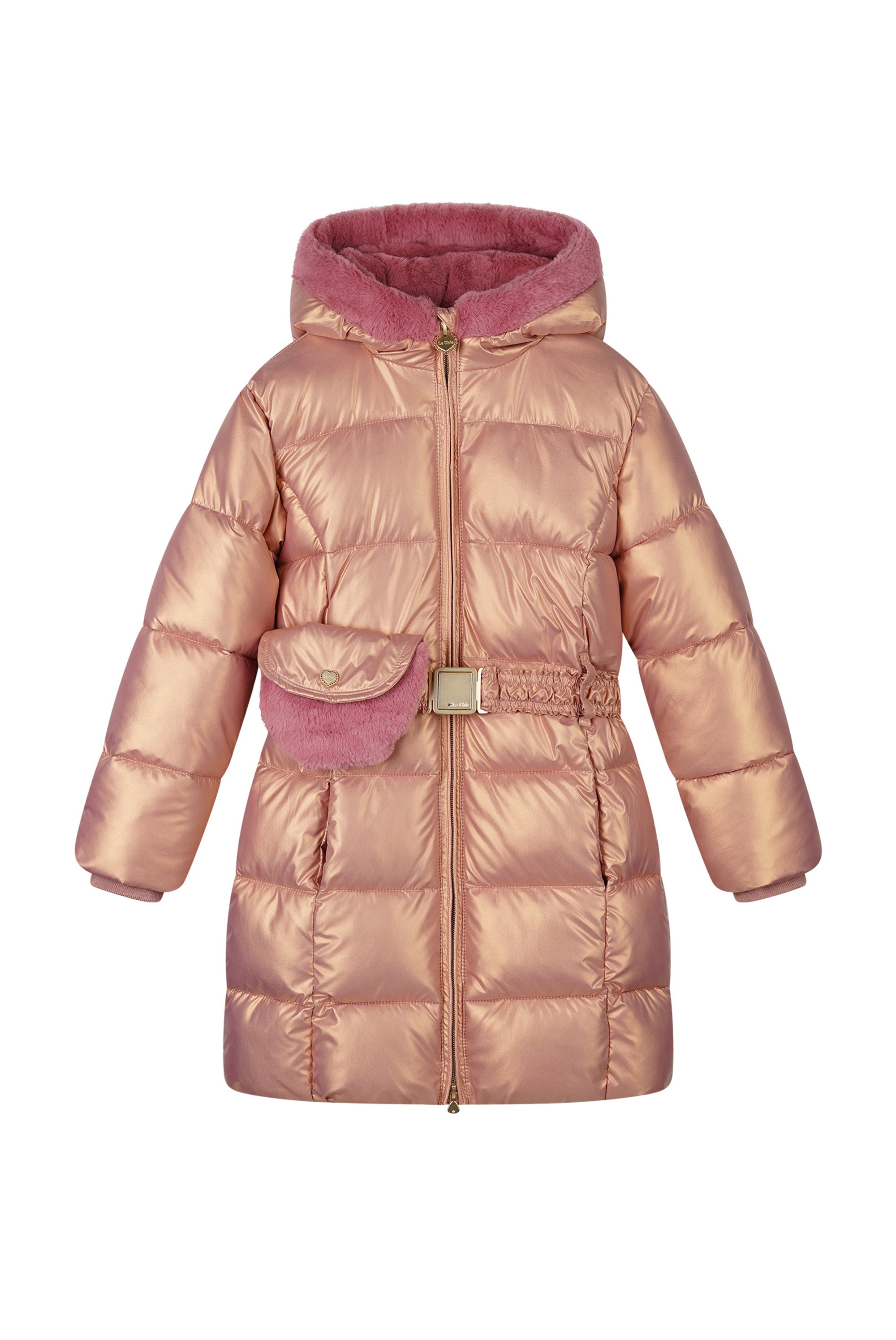 ♥ BODHI ♥ winterjas met tasje *Roze*