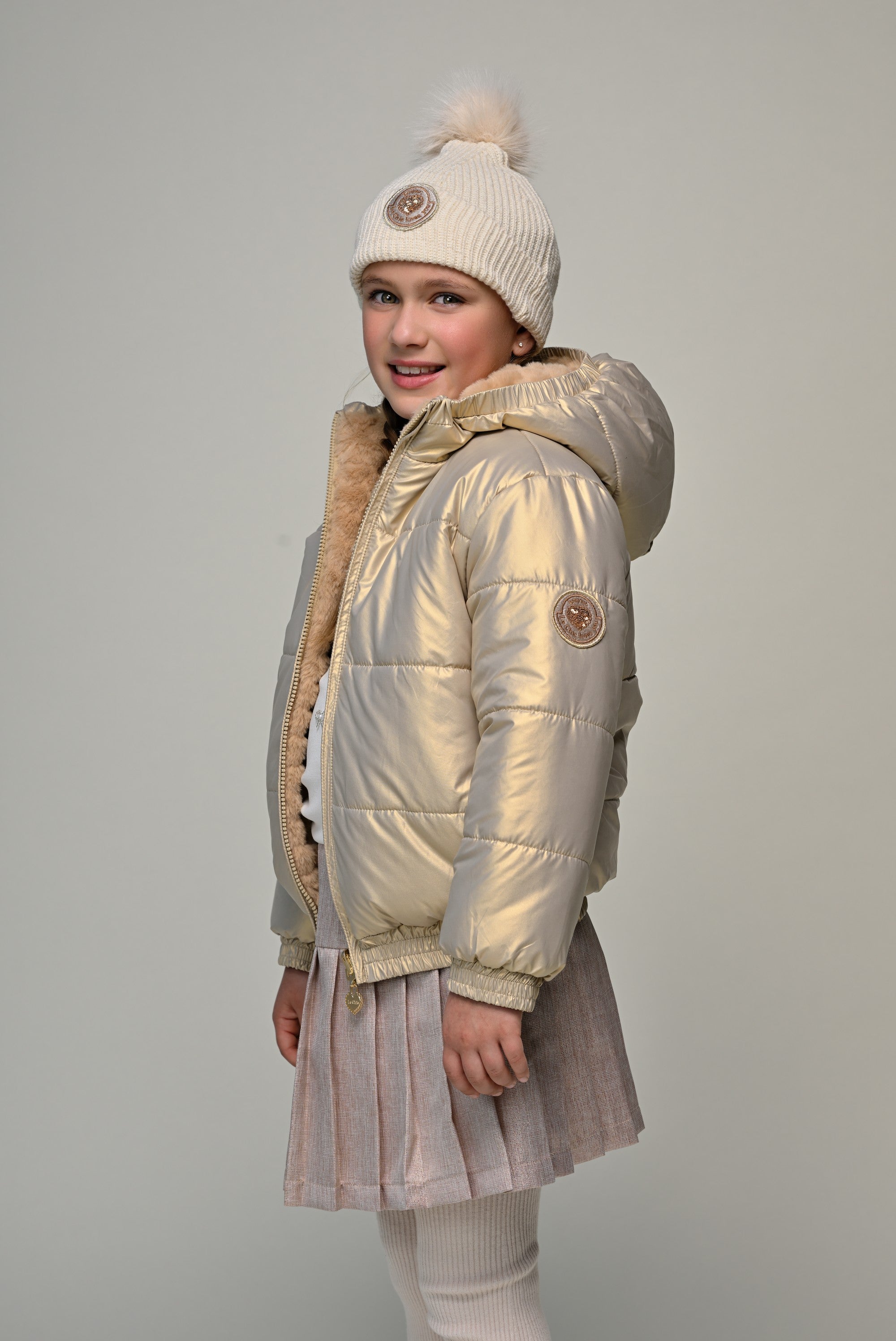 ♥ BENTE ♥ reversible bomber *Beige*