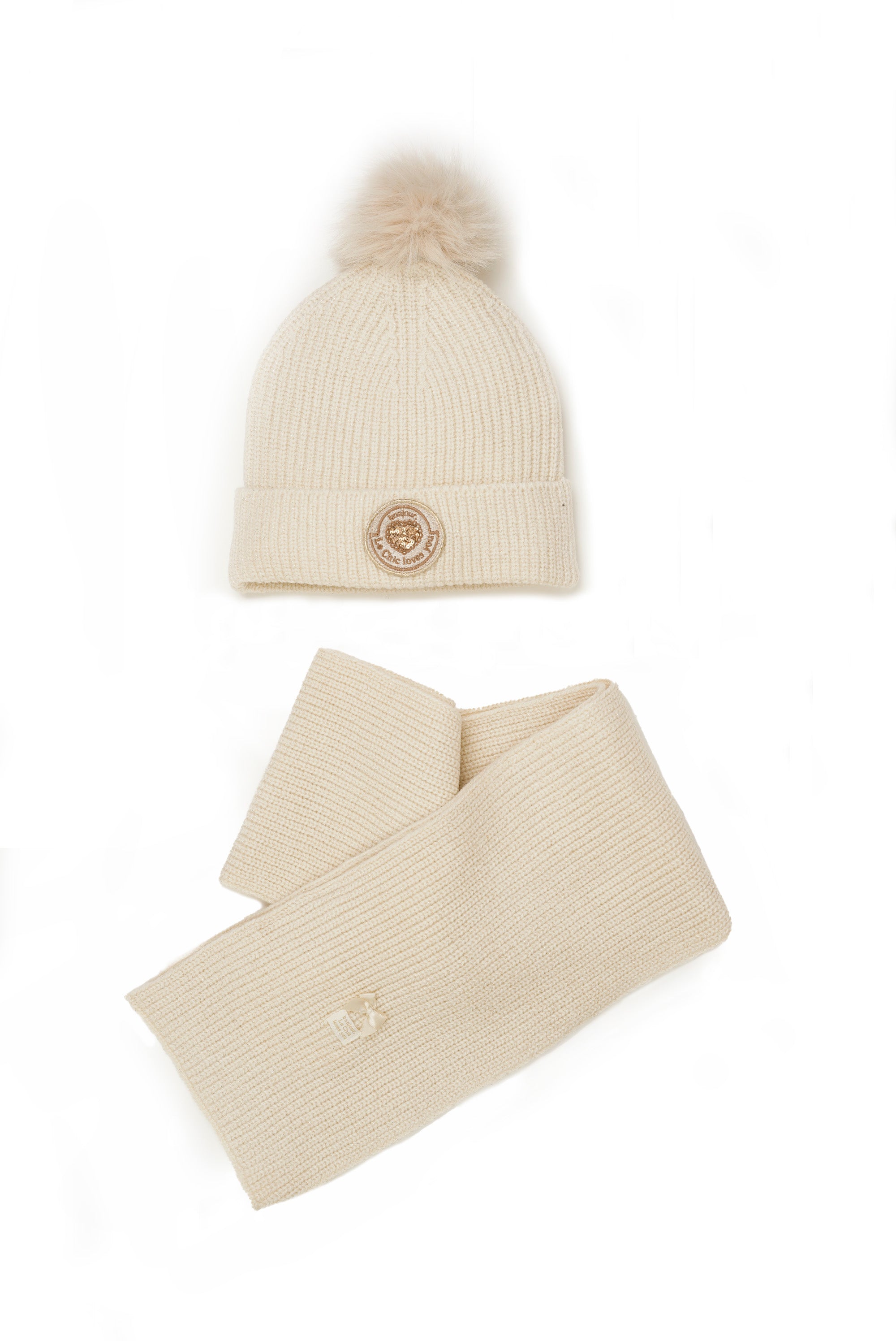 ♥ ROSA ♥ muts & sjaal *Off-White*