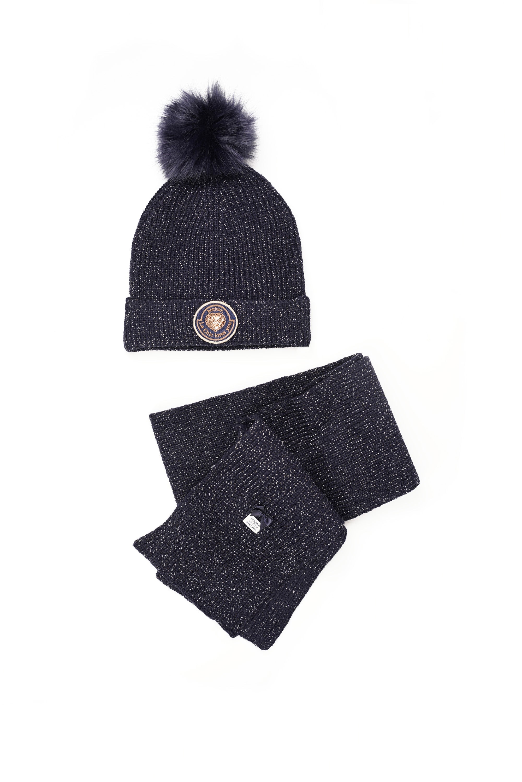 ♥ ROSA ♥ muts & sjaal *Blauw*
