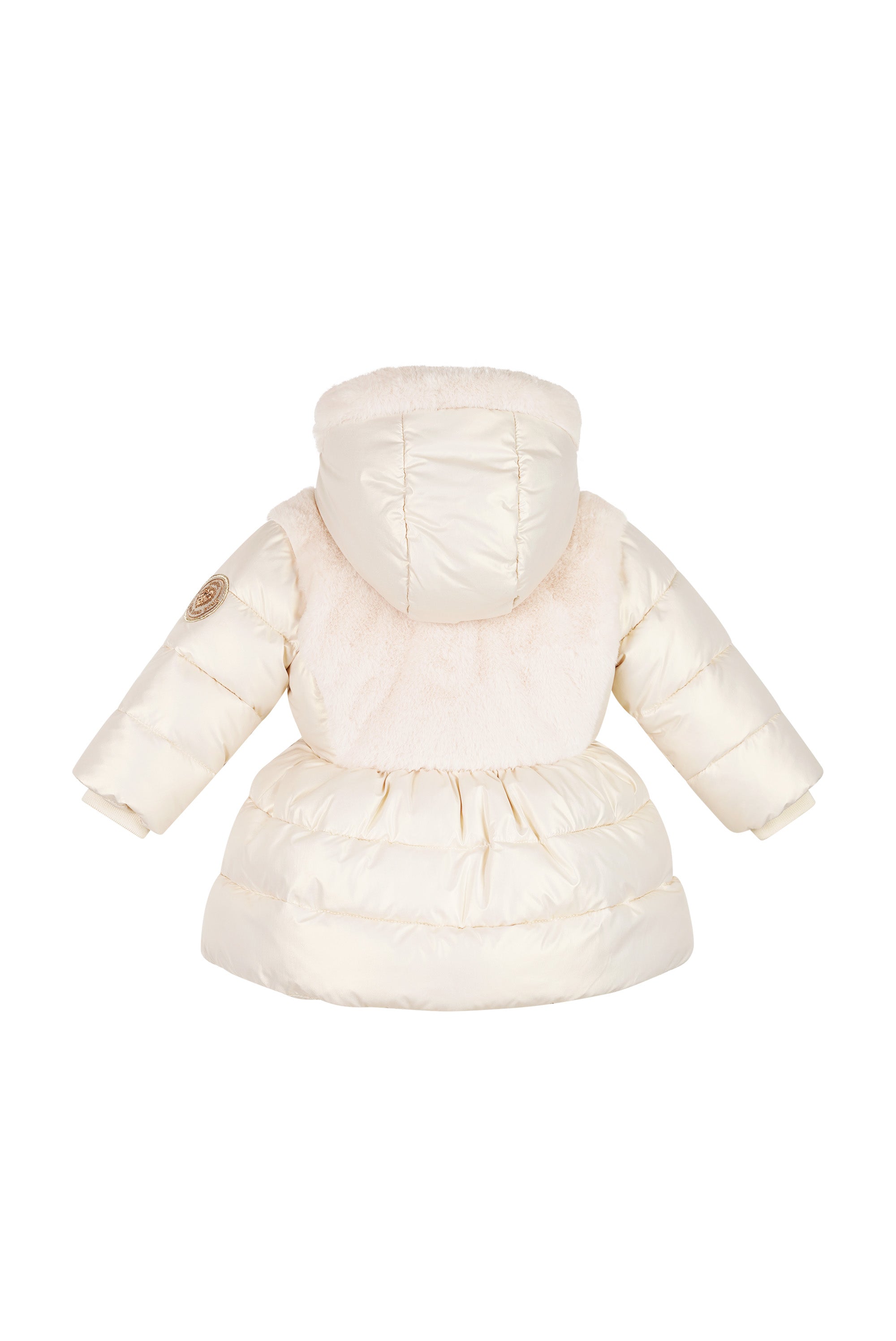 ♥ BLOOMY ♥ winterjasje met bont-lijf *Off-White*