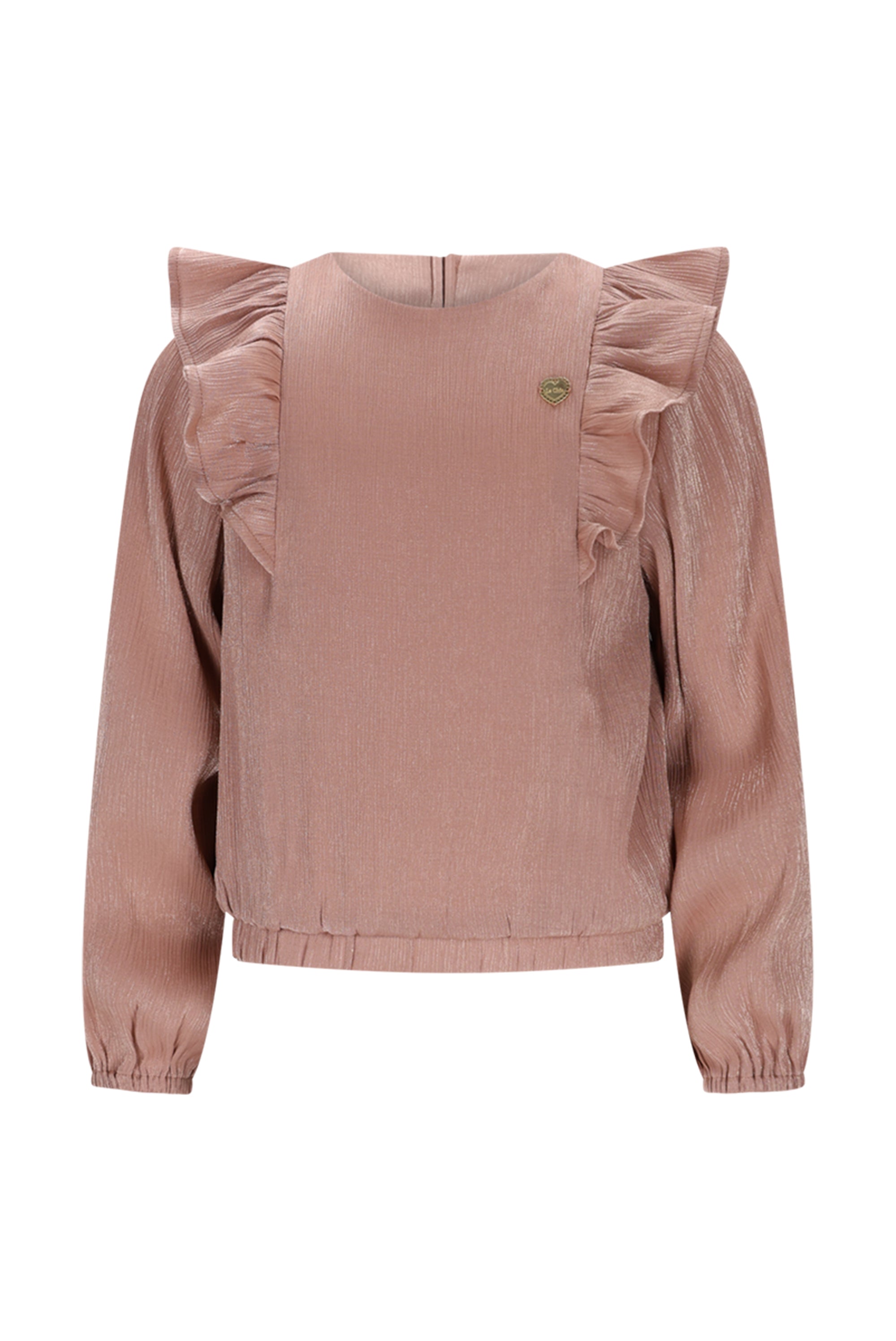 ♥ EVERY ♥ blouse met ruches *Koper*