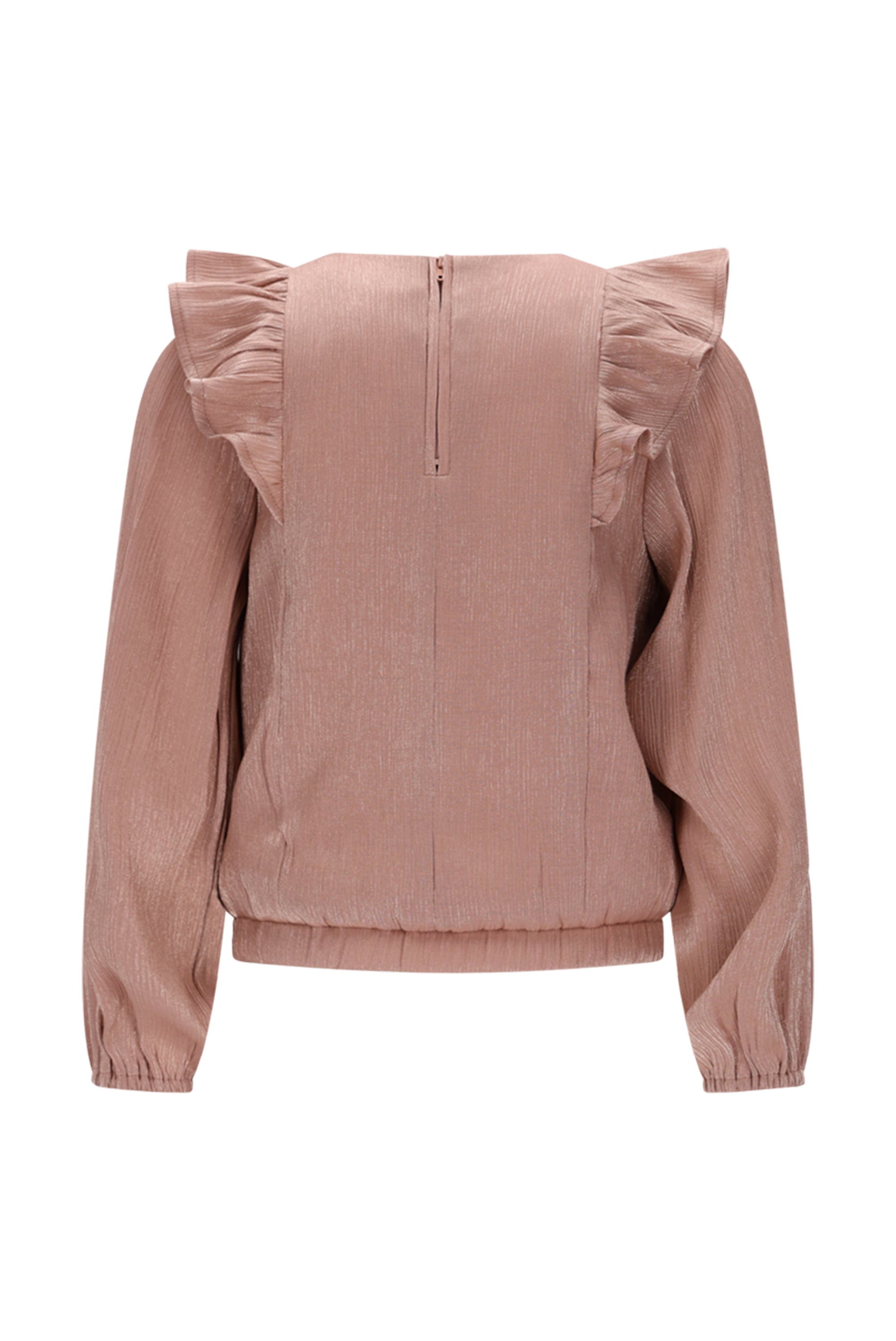 ♥ EVERY ♥ blouse met ruches *Koper*