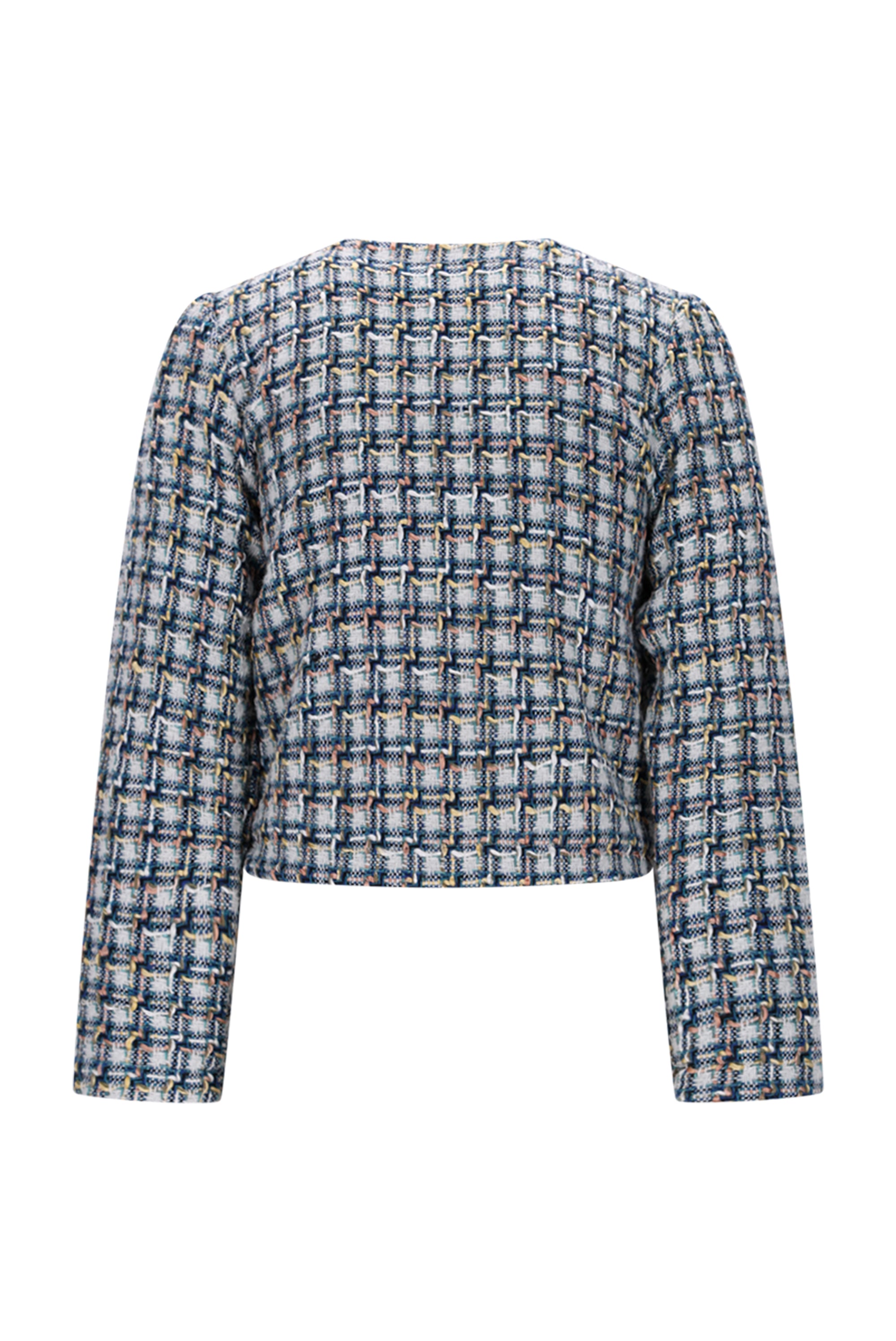 ♥ AMSY ♥ tweed jasje *Blauw*