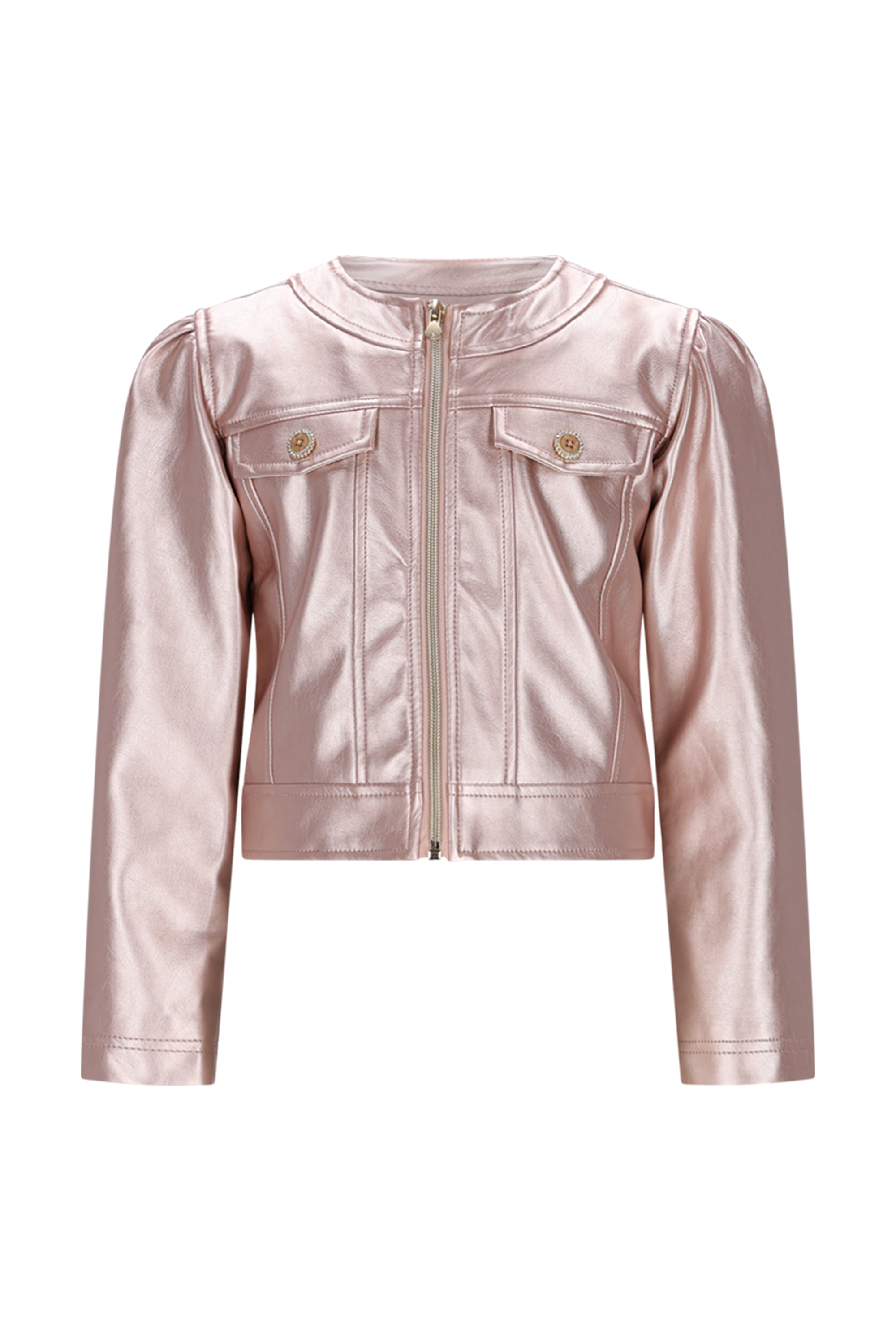 ♥ AMOUR ♥ fake leather jasje *Roze*