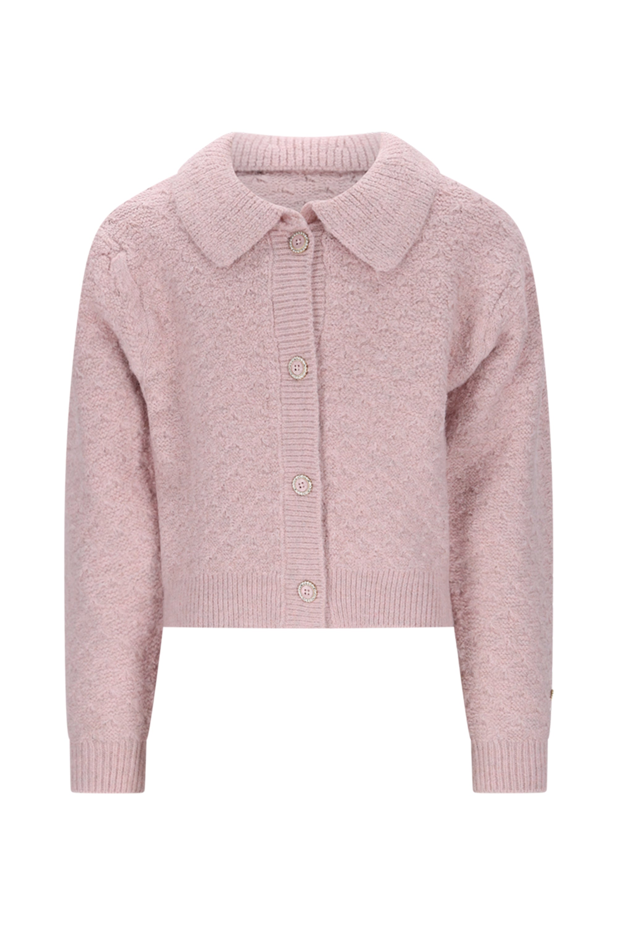 ♥ OMSKY ♥ gebreid vest *Roze*