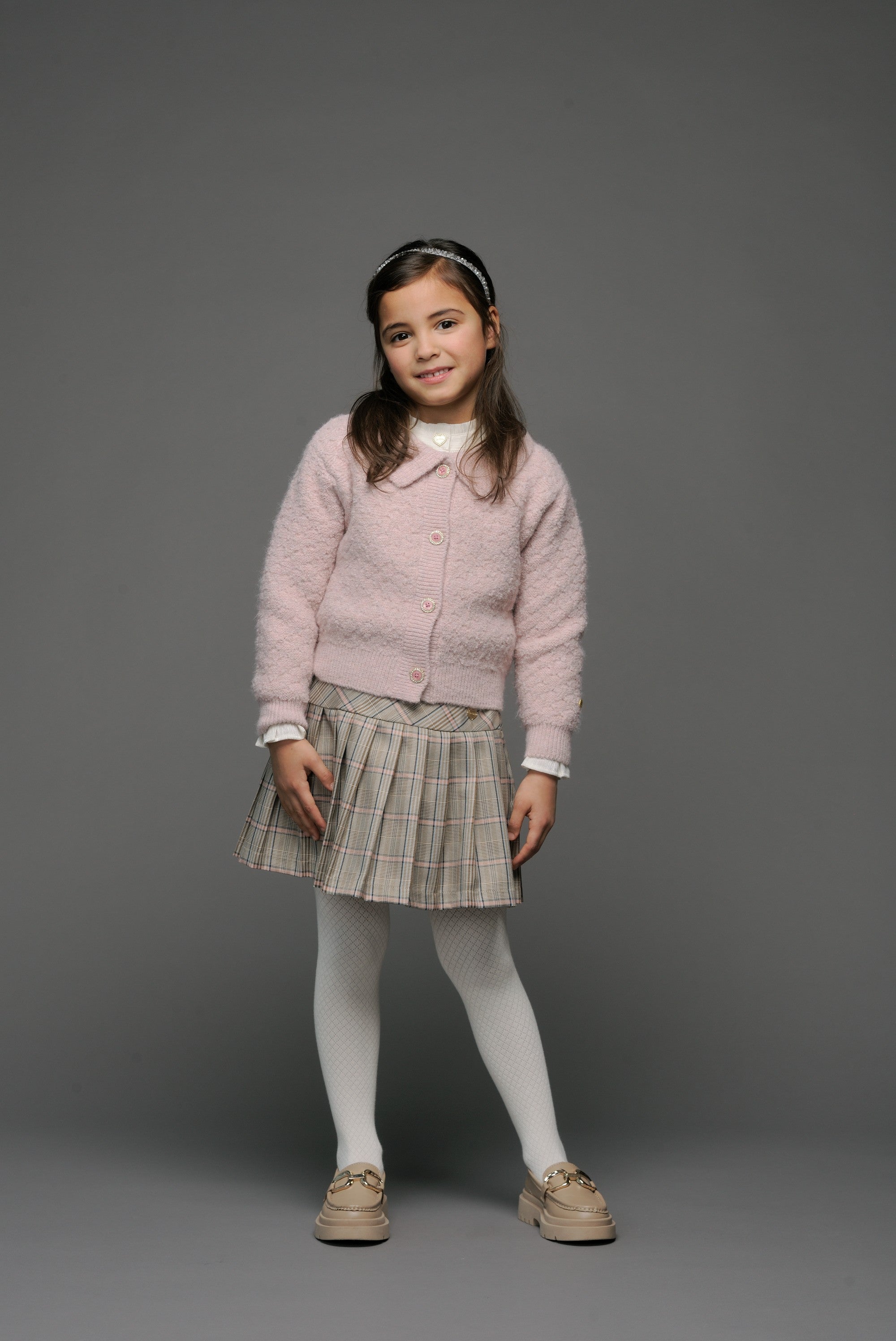 ♥ OMSKY ♥ gebreid vest *Roze*