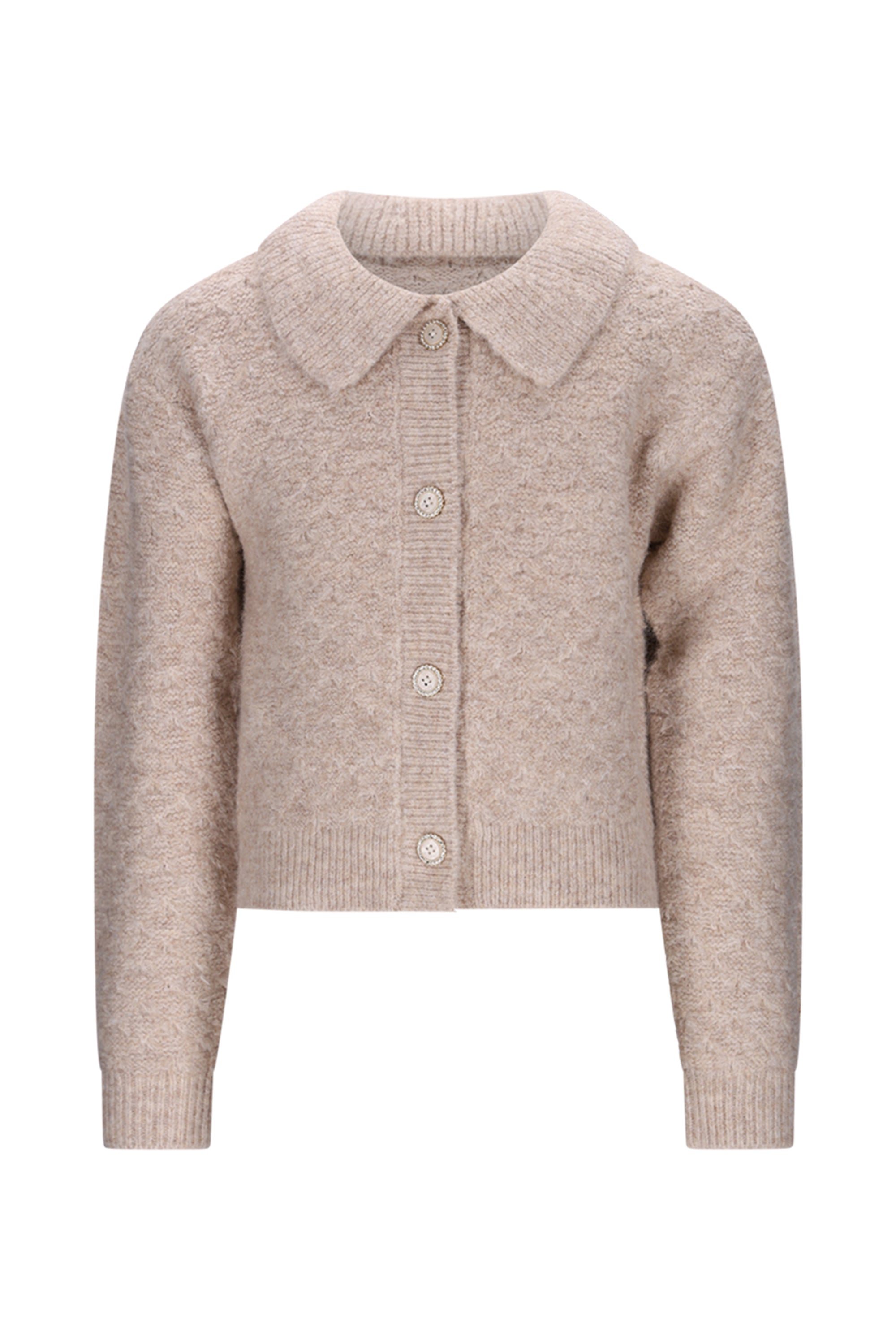 ♥ OMSKY ♥ gebreid vest *Beige*