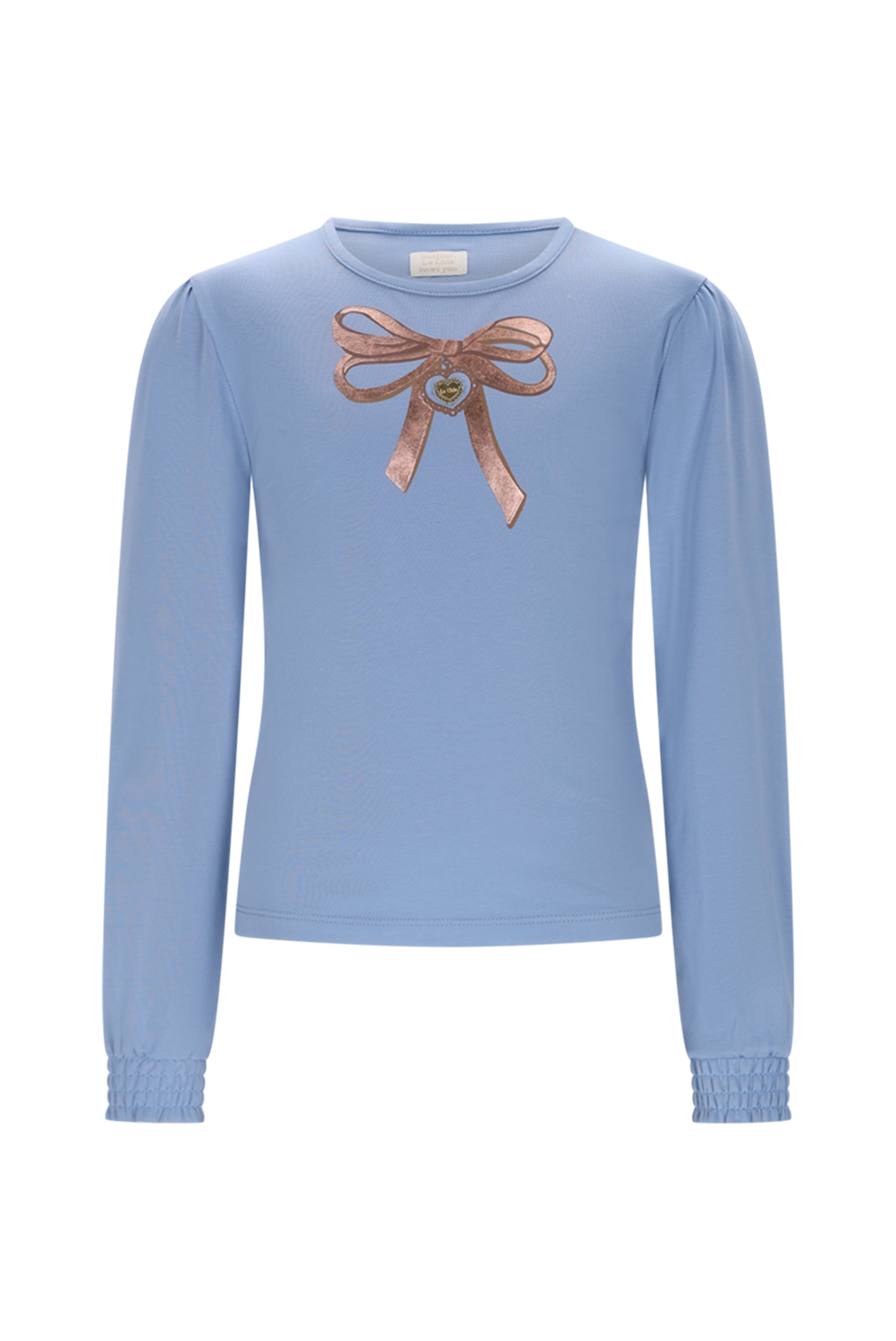 ♥ NONSY ♥ T-shirt met strik *Blauw*