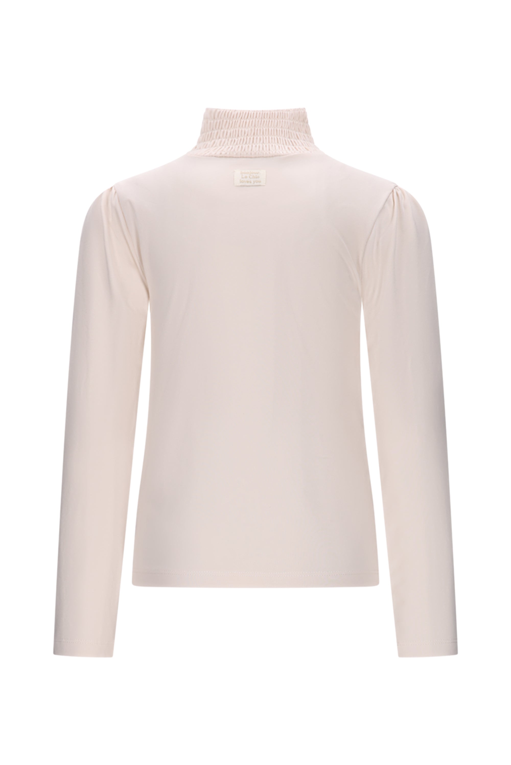 ♥ NOUCHKA ♥ T-shirt met smock kraag *Off-White*