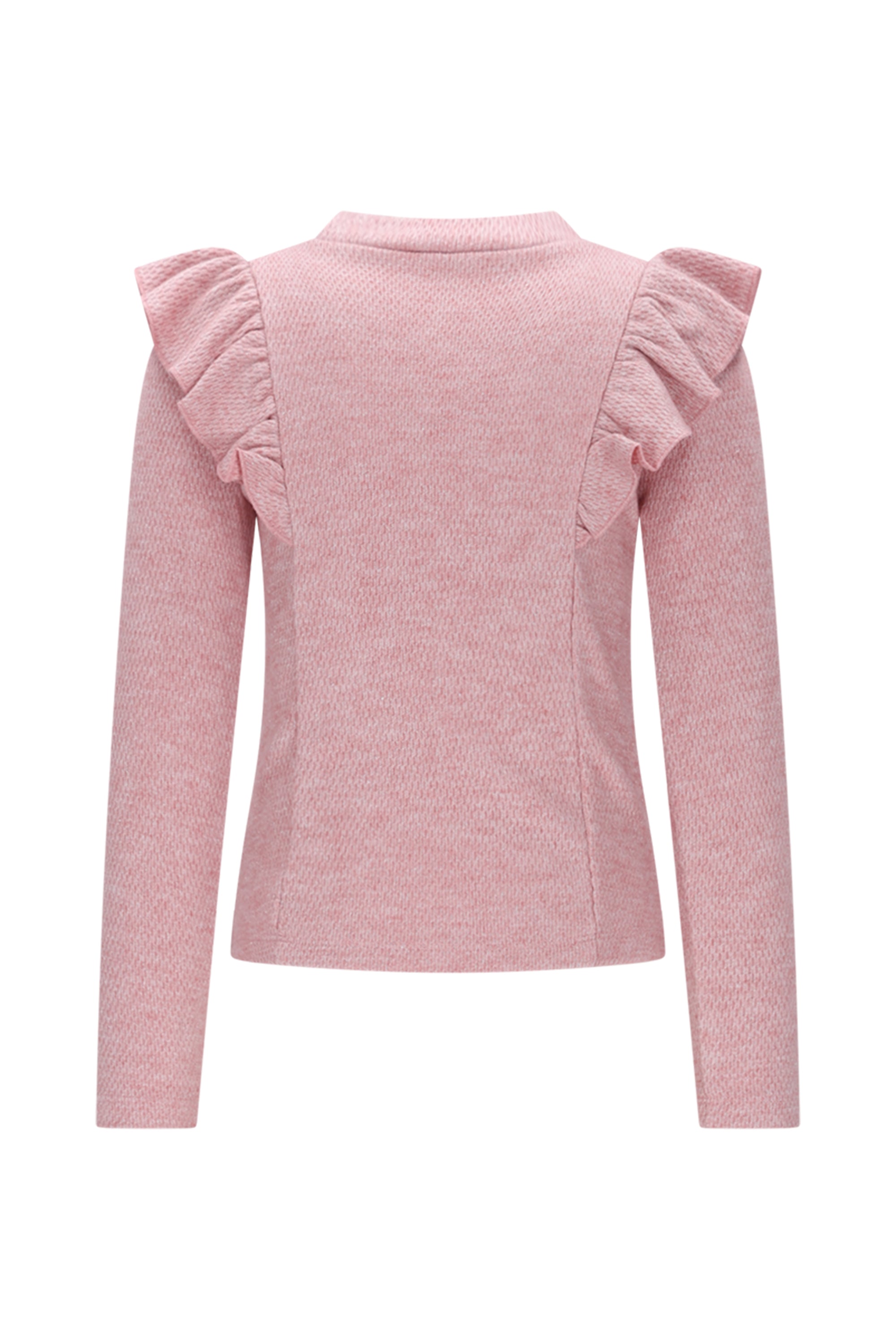 ♥ NADYA ♥ top met ruches *Roze*