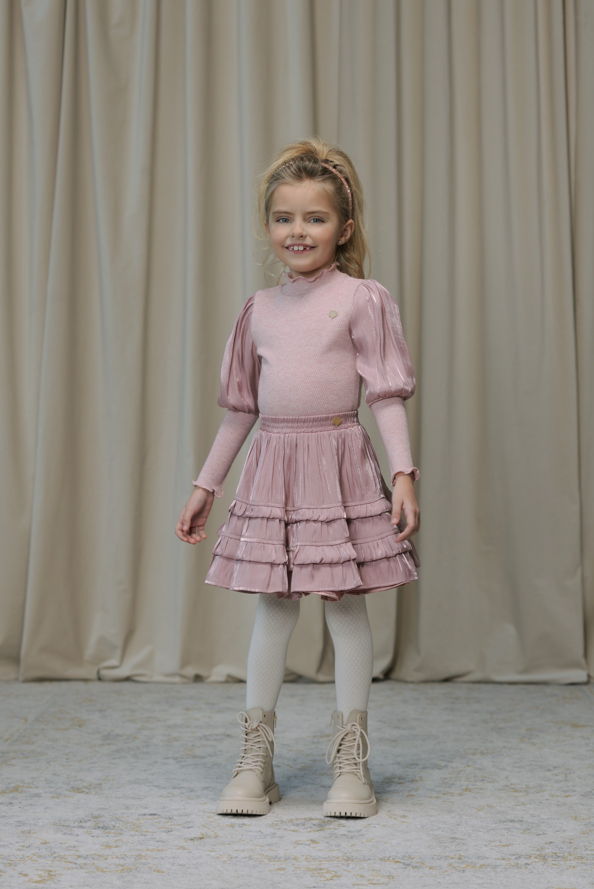 ♥ NOXNU ♥ top met pofmouw *Roze*