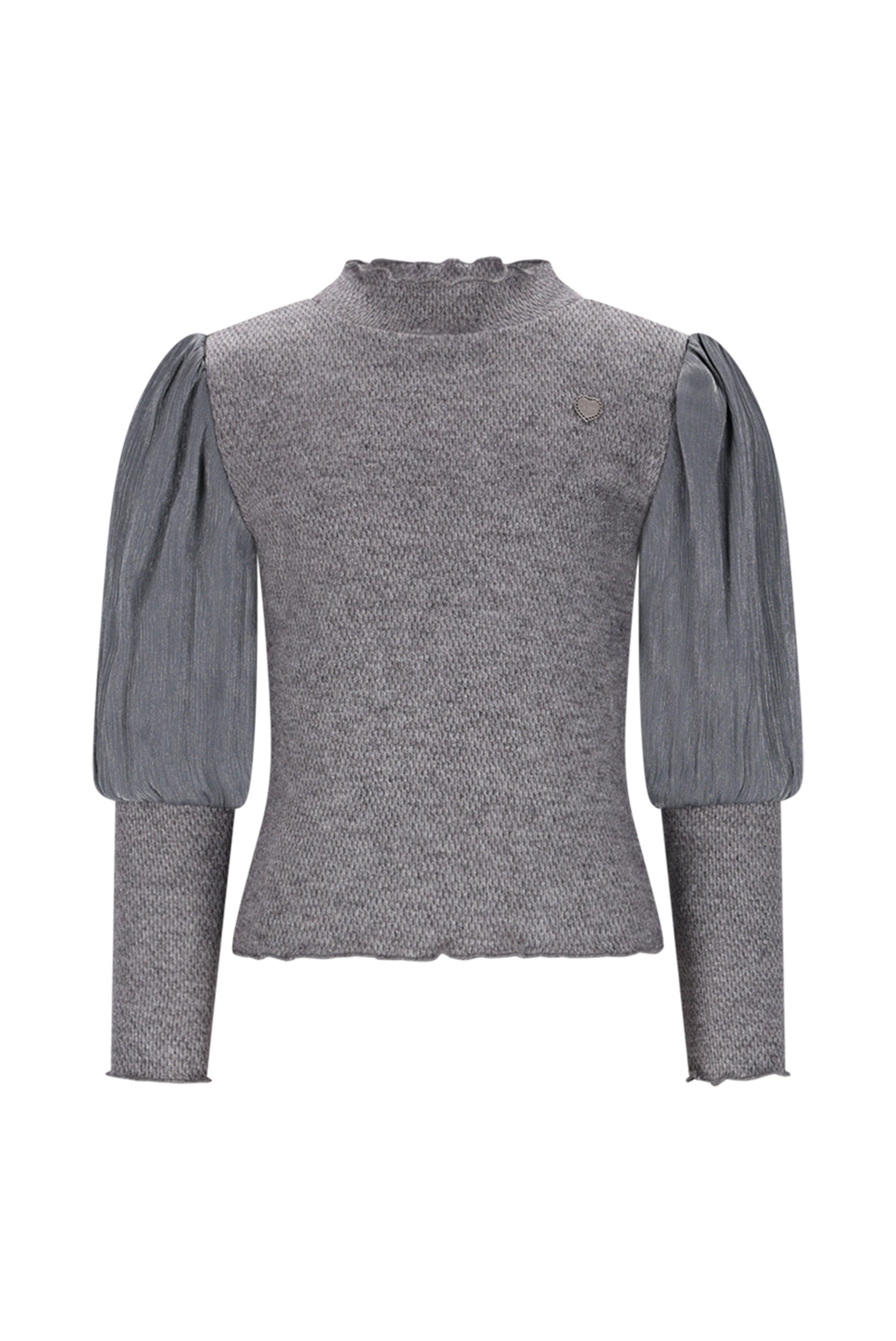 ♥ NOX ♥ top met pofmouw *Grijs*