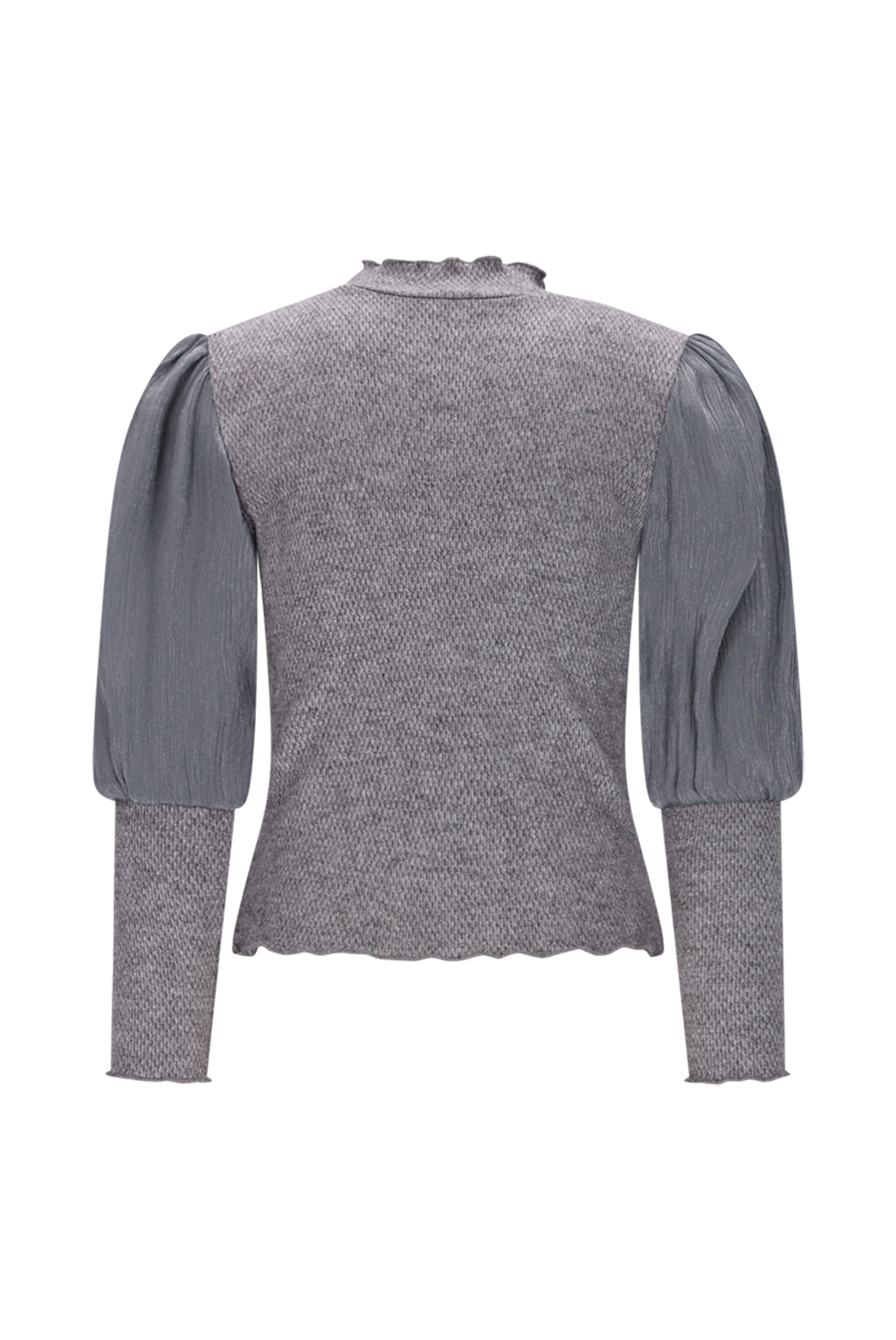 ♥ NOX ♥ top met pofmouw *Grijs*