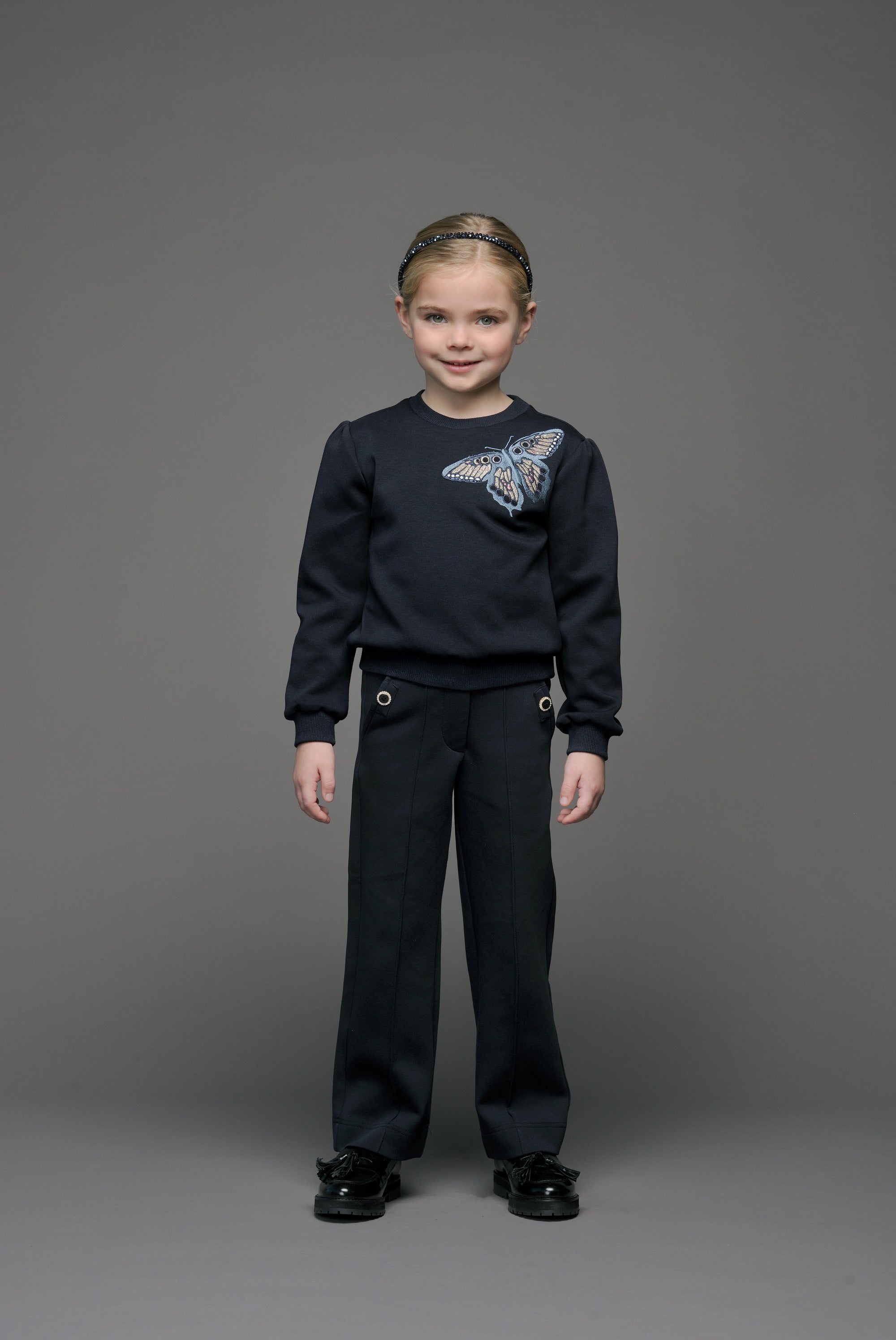 ♥ DITTUM ♥ chique broek *Blauw*