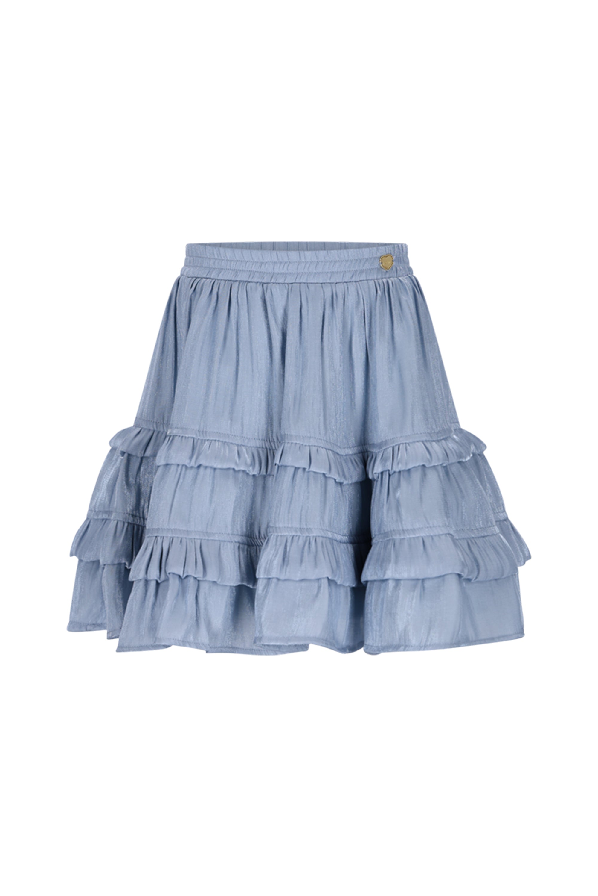 ♥ THAMSIN ♥ rok met ruches *Blauw*