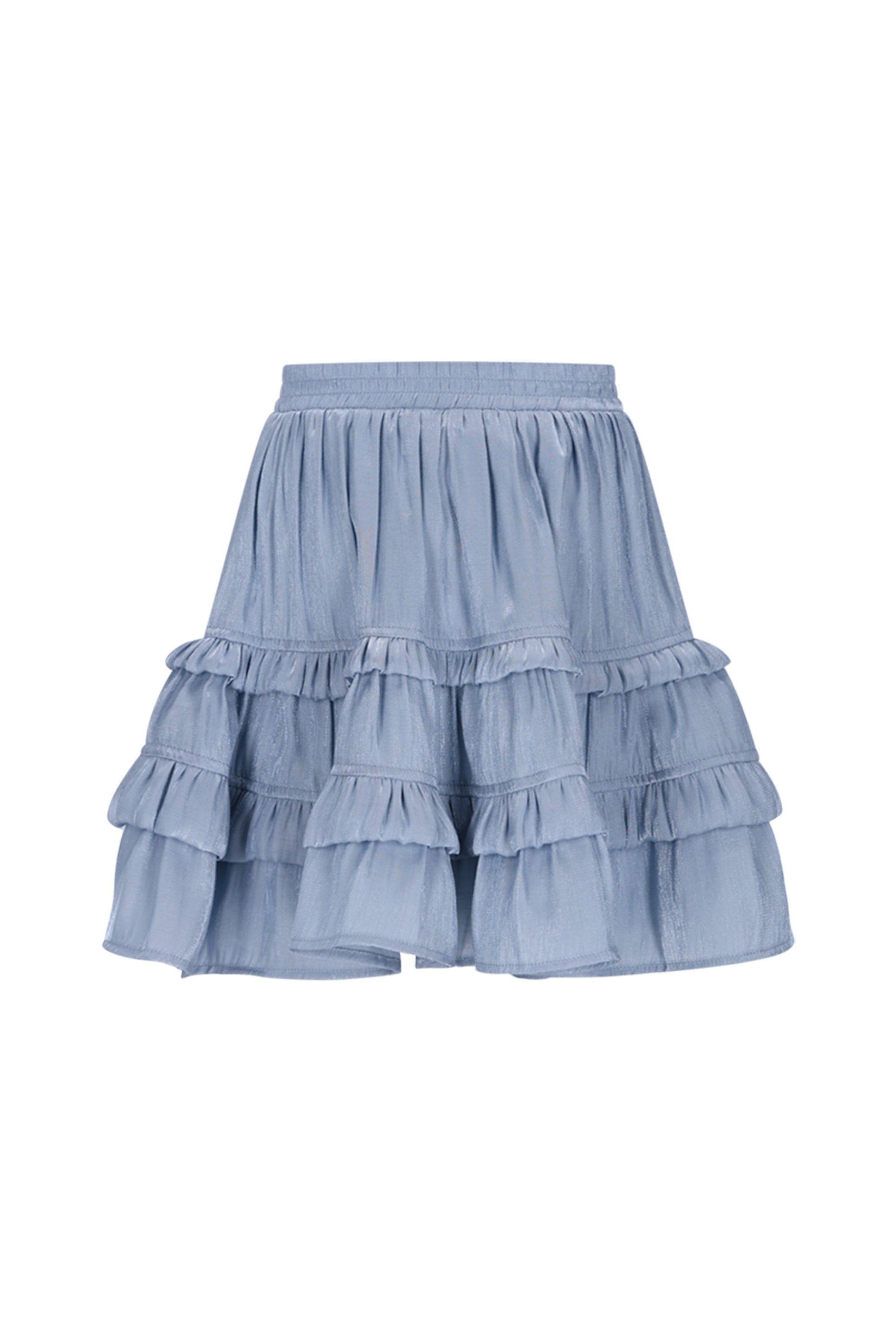 ♥ THAMSIN ♥ rok met ruches *Blauw*