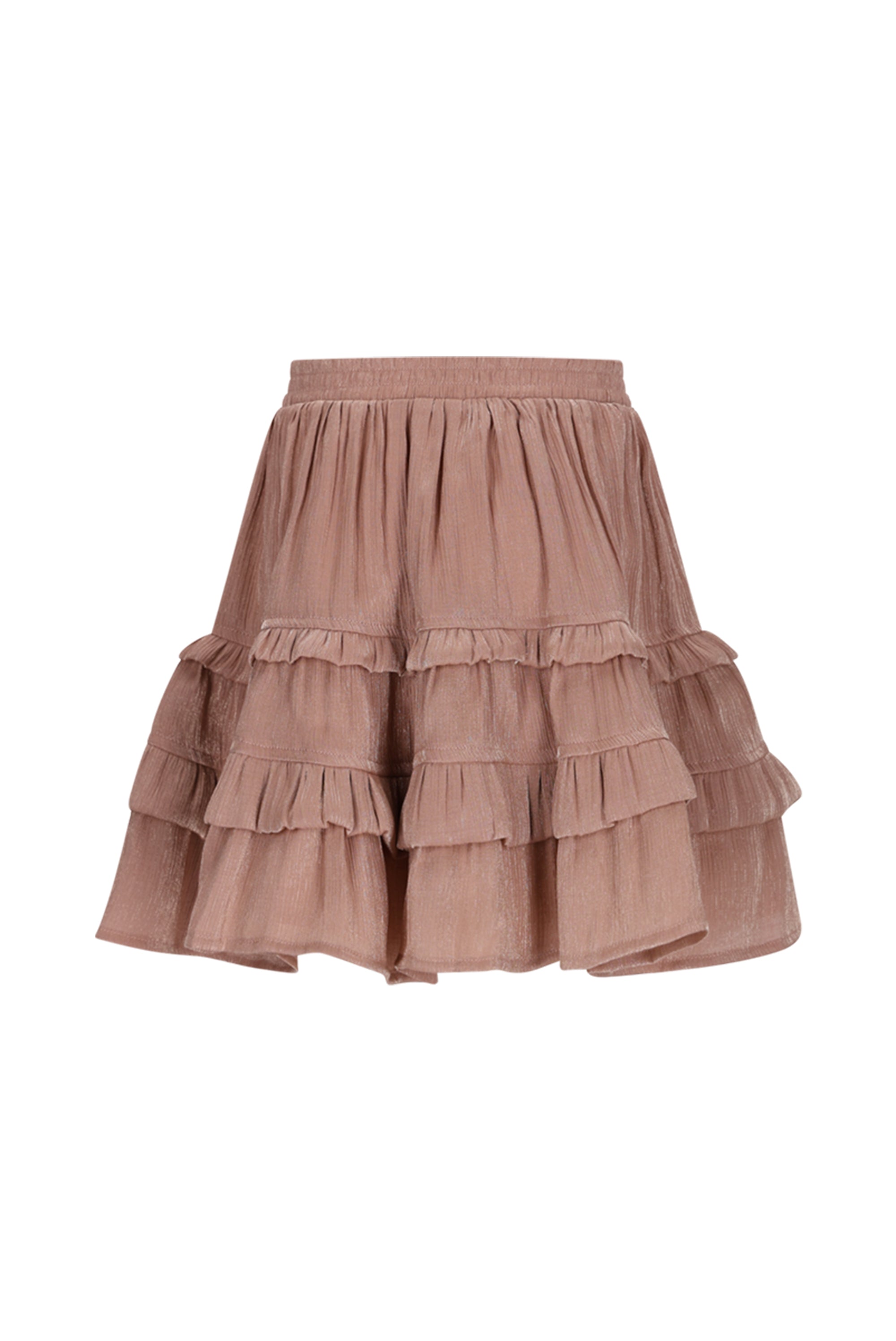 ♥ THAMSIN ♥ rok met ruches *Koper*