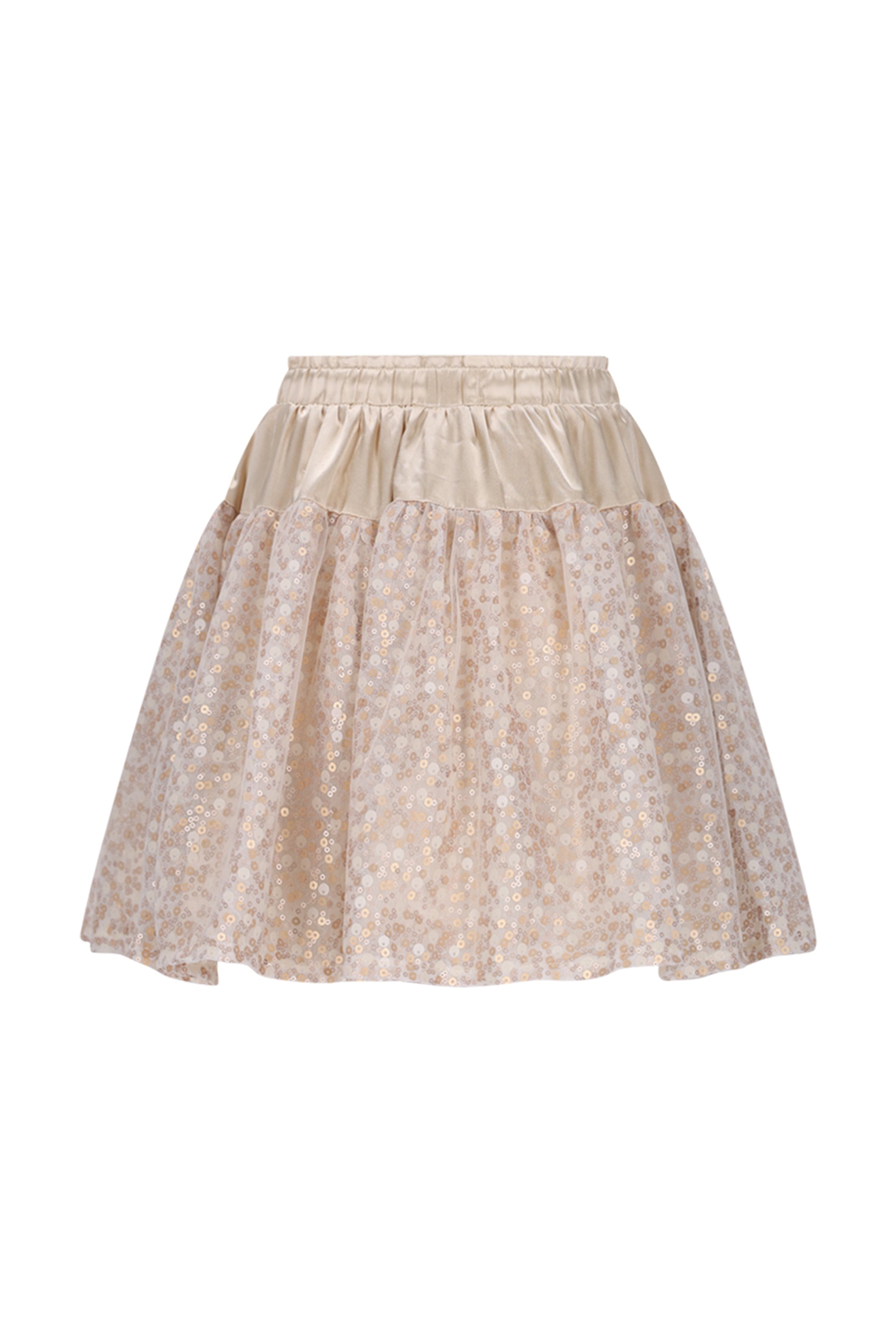 ♥ TRUST ♥ pailletten rok *Goud*