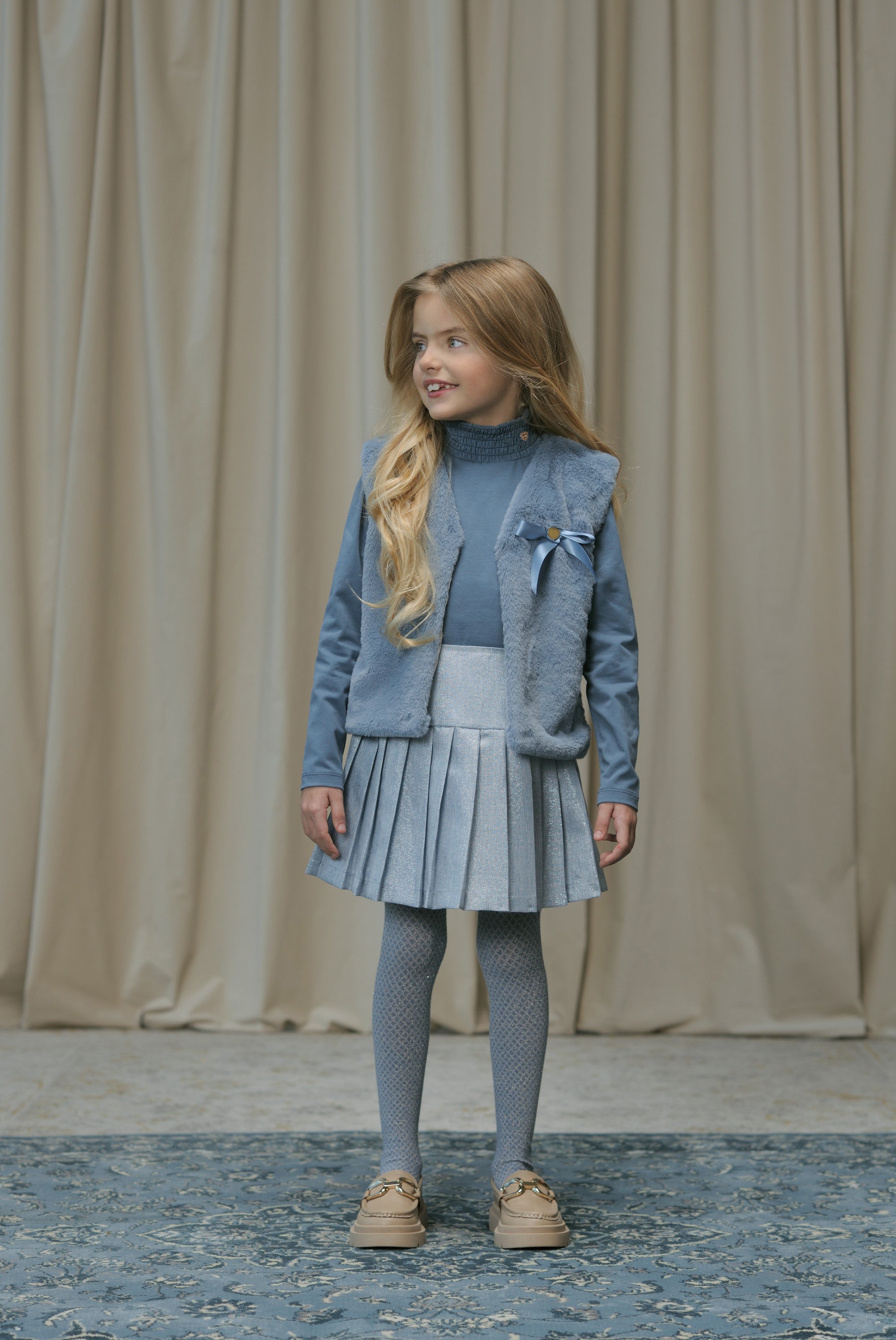 ♥ TWINNY ♥ plooirok *Blauw*