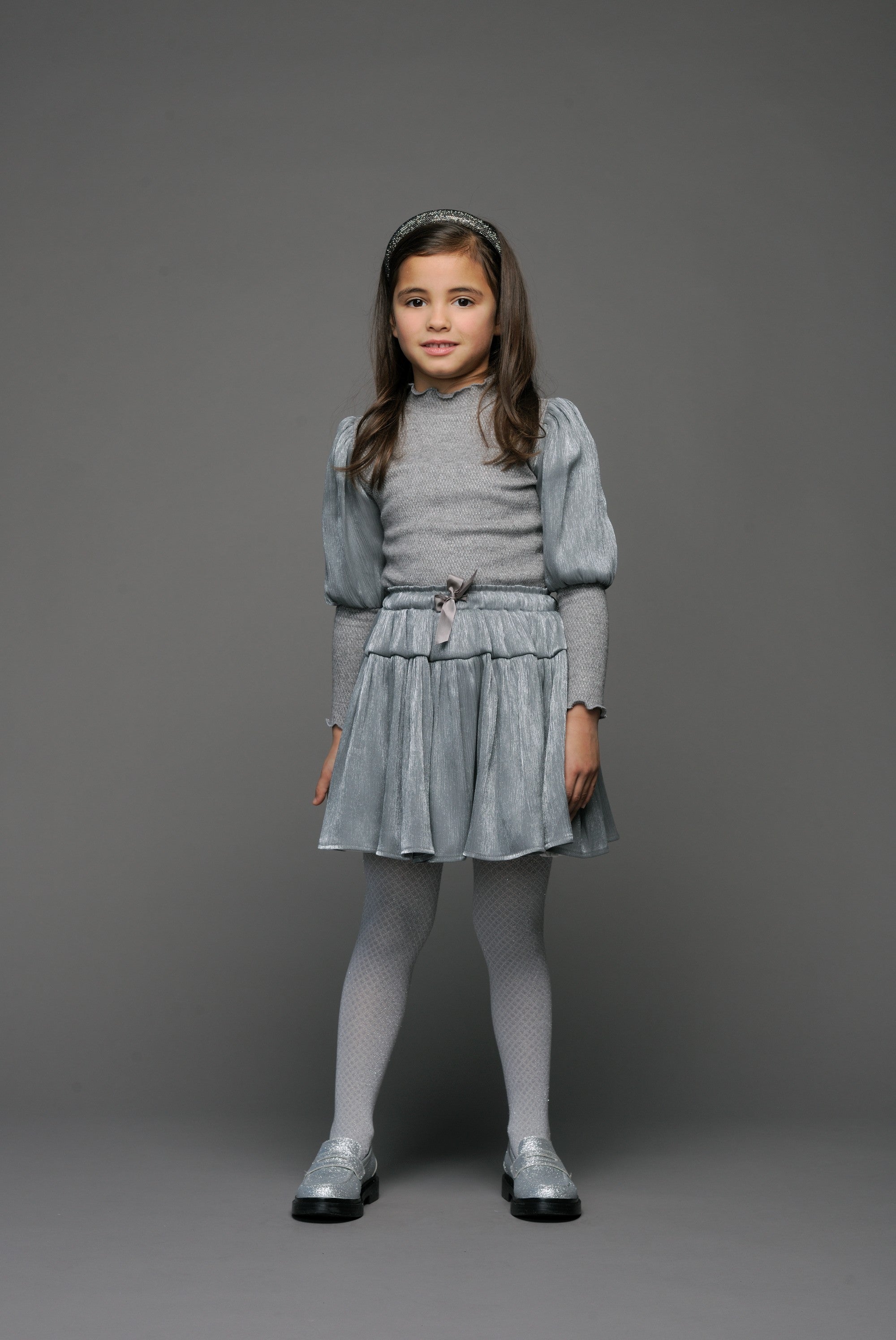 ♥ TREAT ♥ glanzende rok *Grijs*