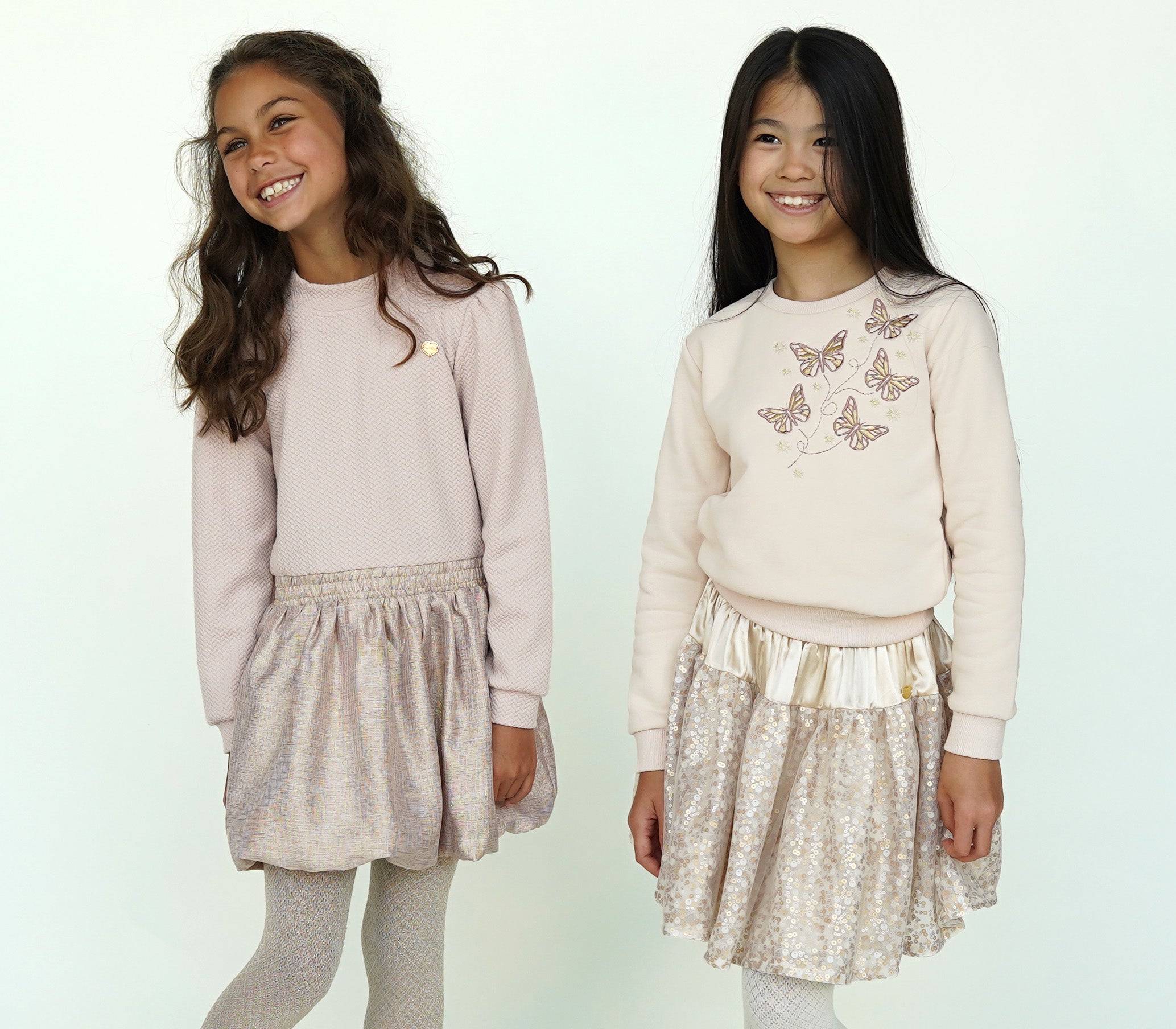 ♥ SALLOON ♥ ballon-rok jurk *Beige*