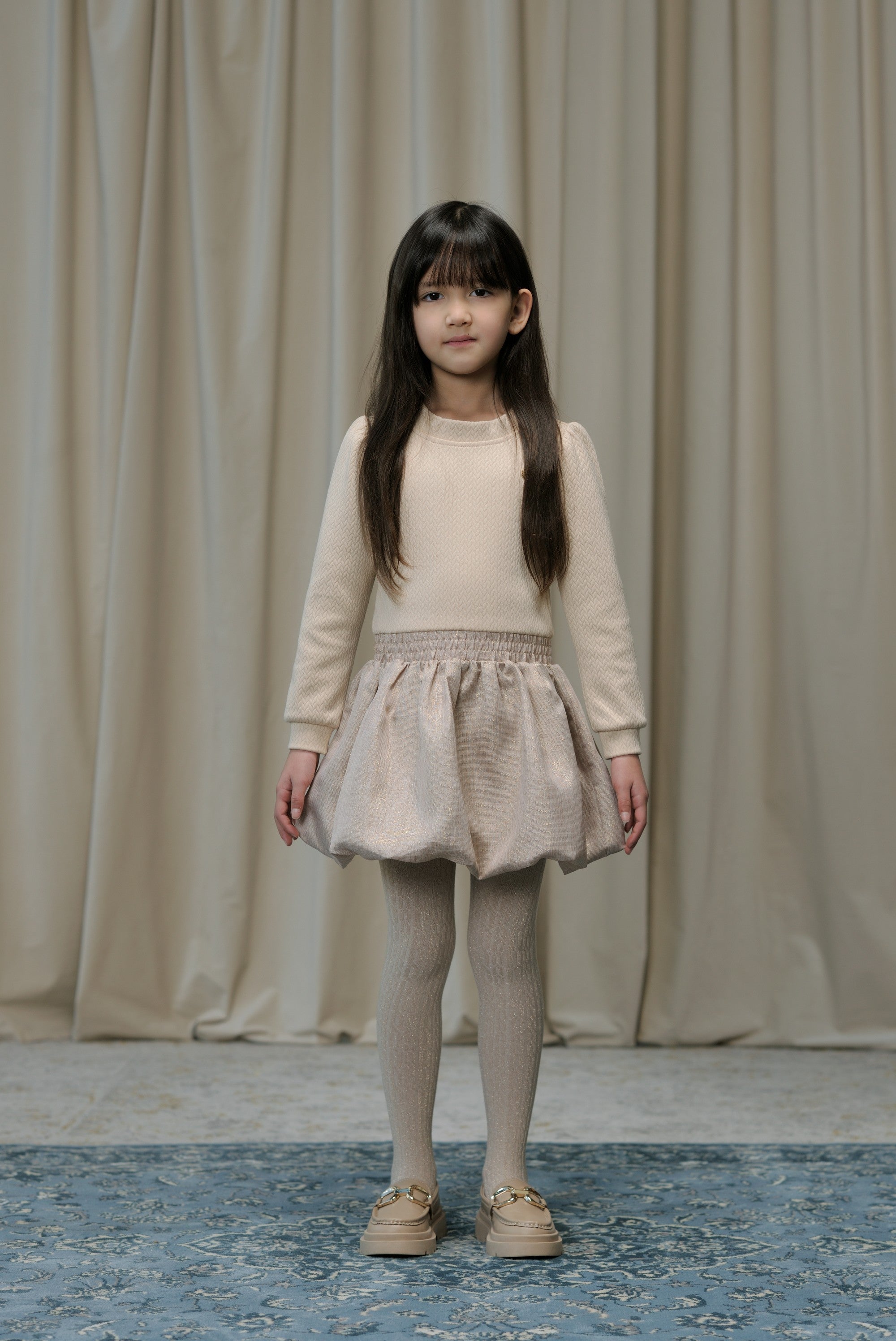♥ RILEE ♥ maillot met glitter *Beige*