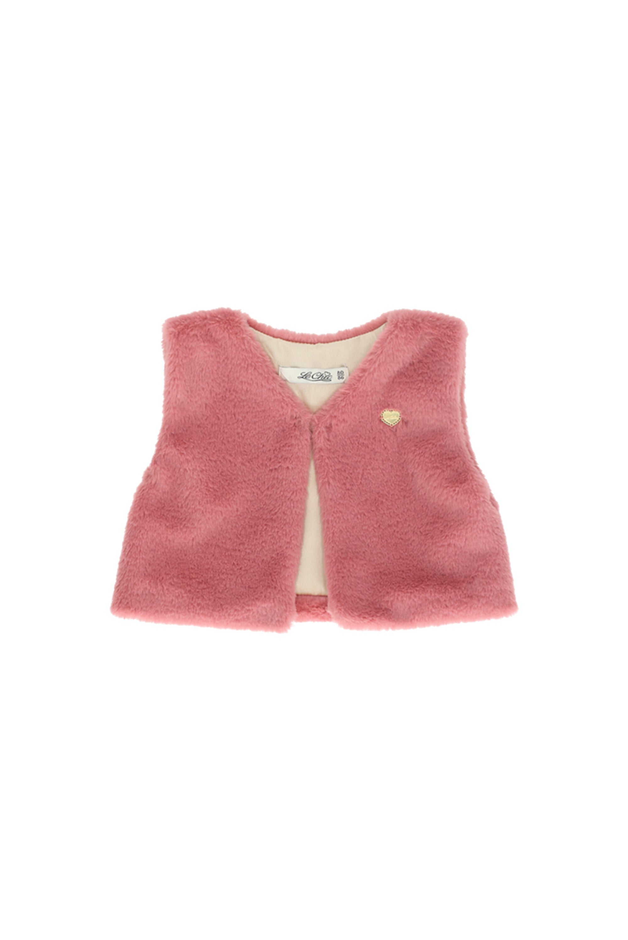 ♥ ELOISY ♥ furry gilet *Roze*