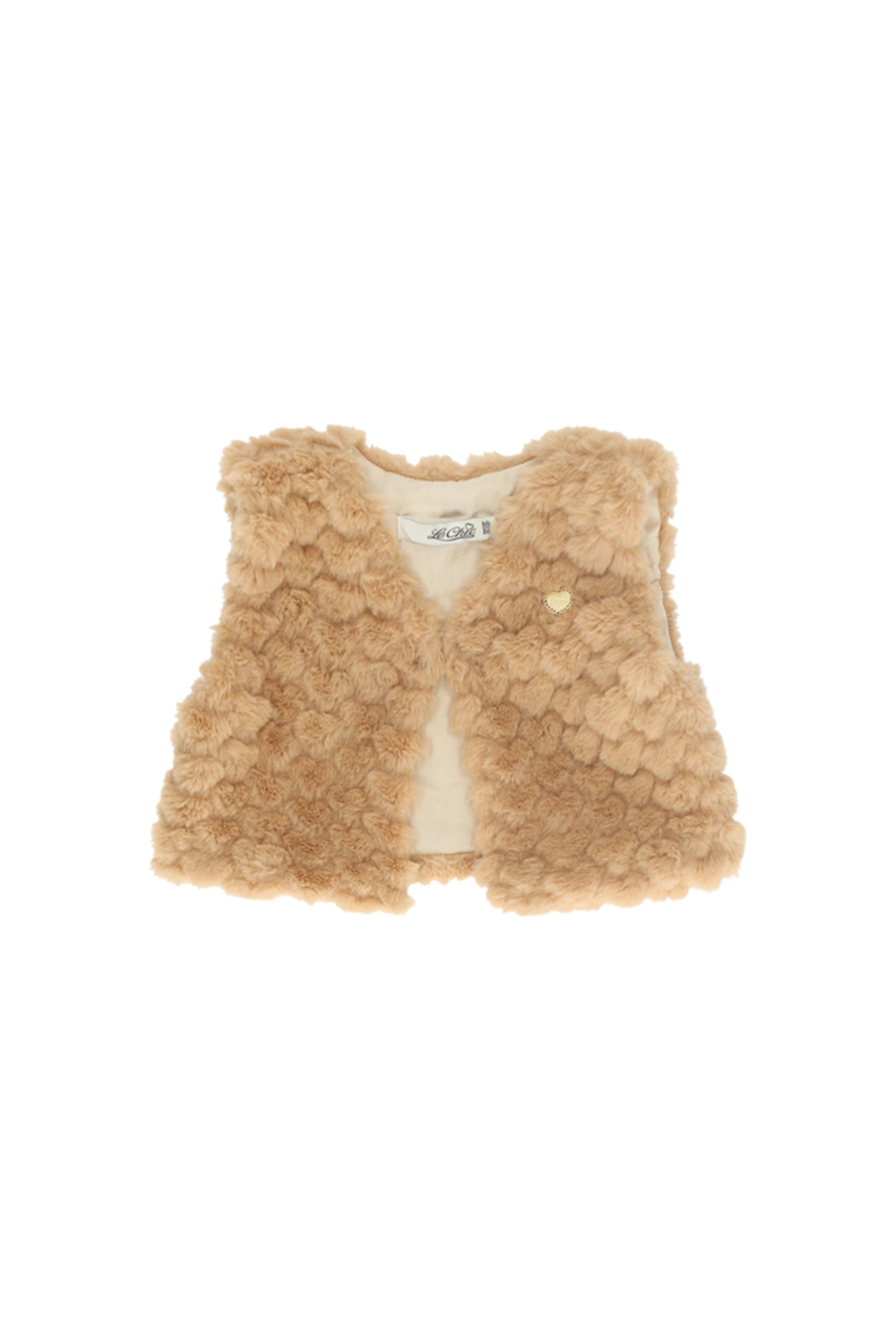 ♥ ELOISY ♥ furry gilet *Beige*