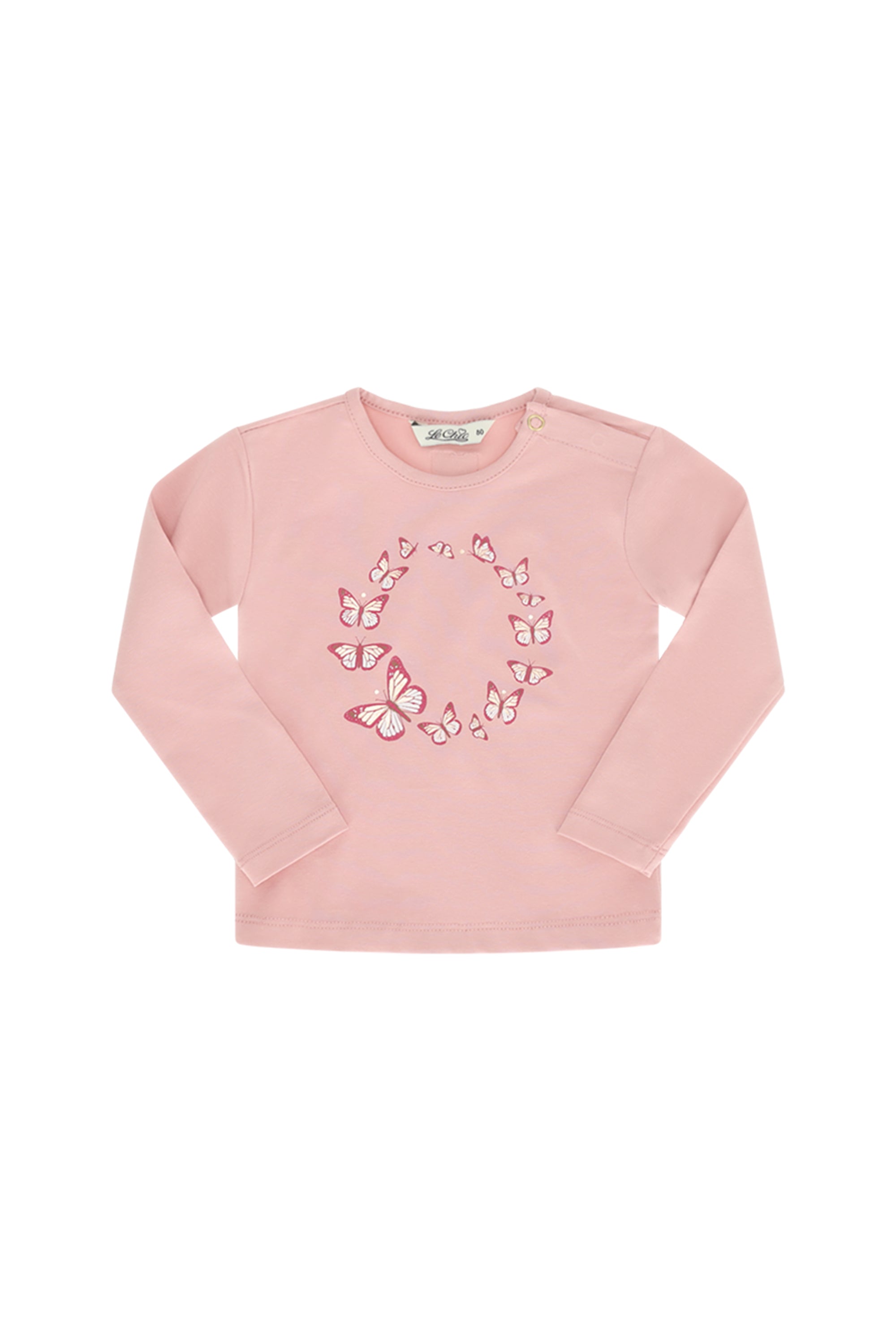 ♥ NORMY ♥  vlinder T-shirt *Roze*