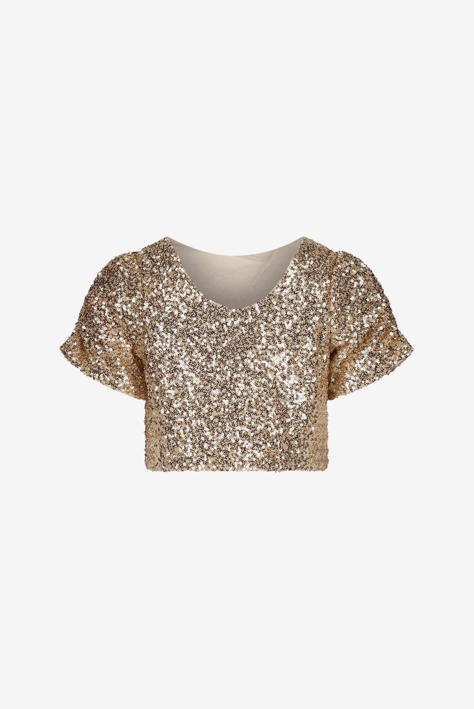 ELSTREE crop top. Golden Glow