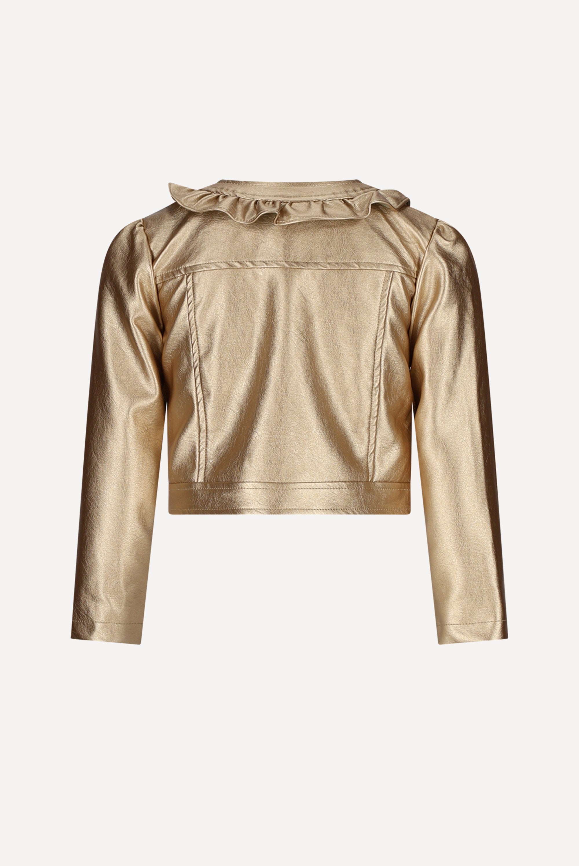 ARLETTE fake leather jack. Golden Glow
