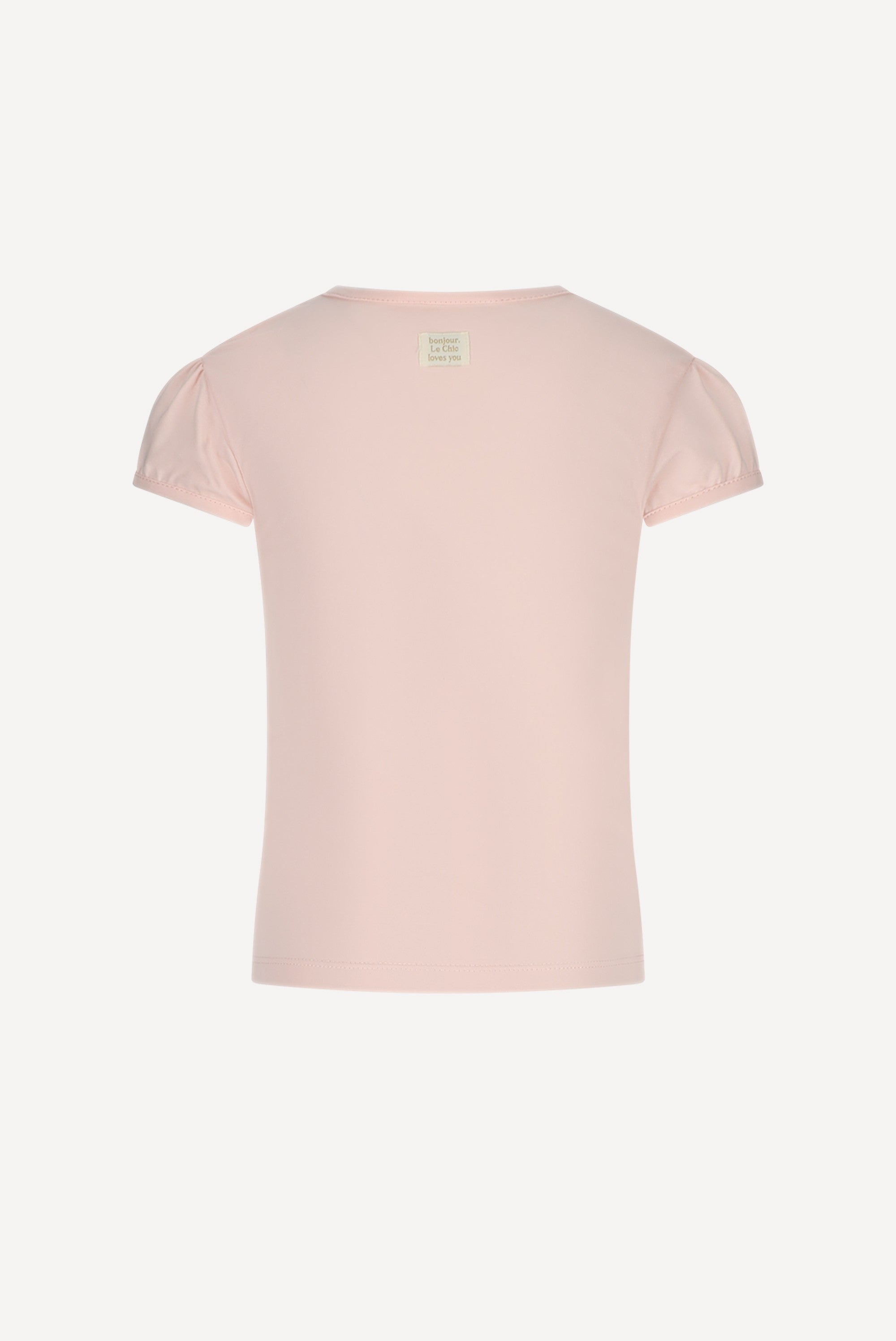 NOMMY parel T-shirt. Pink Symphony