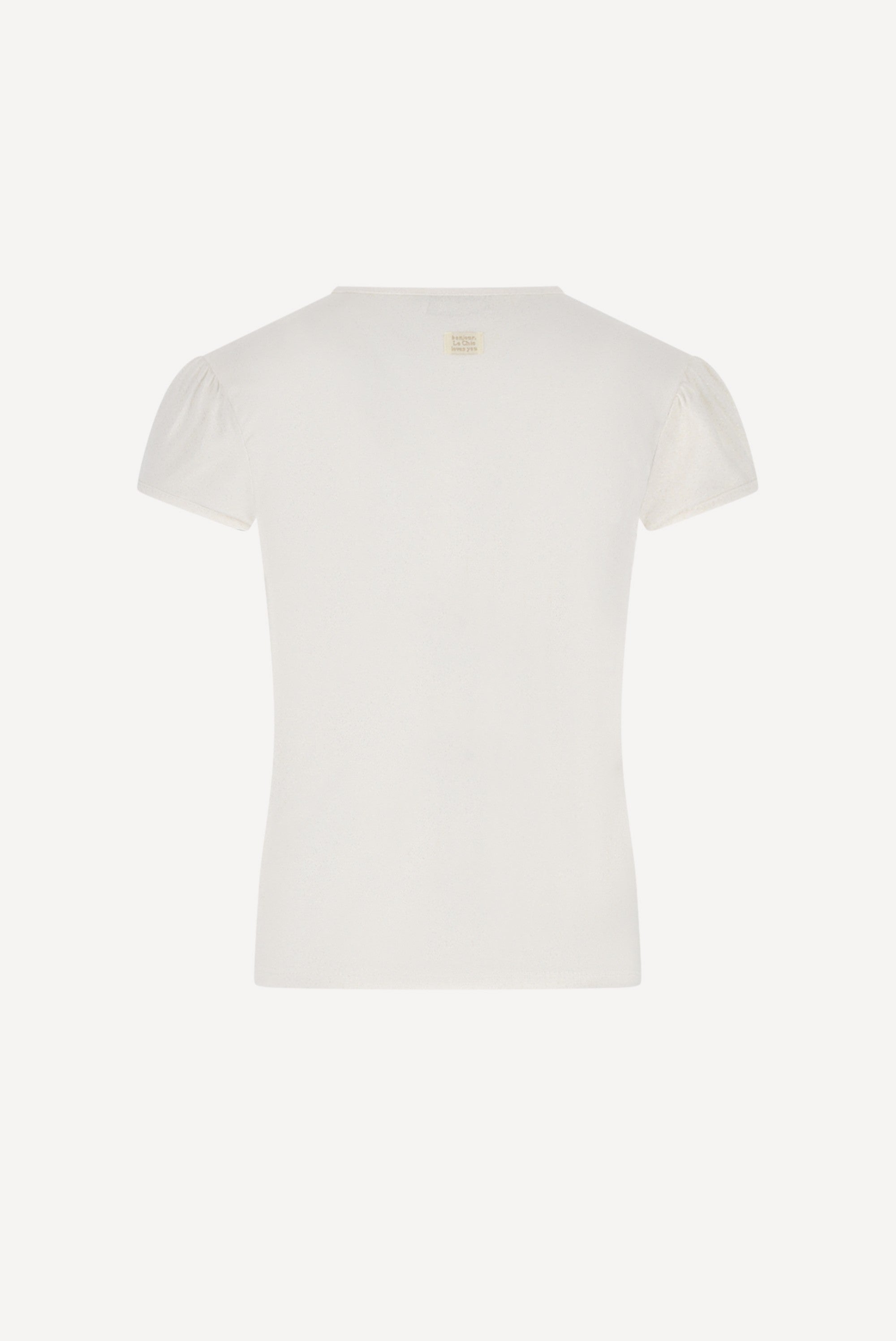 NOLLY glans T-shirt. Golden Glow